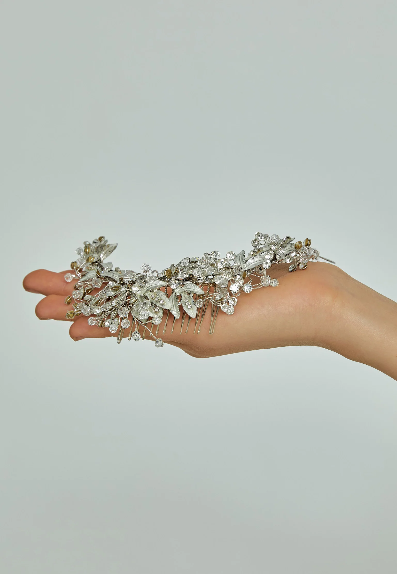 Artificial Flowers Bride Crown abbt-9 - Image 4
