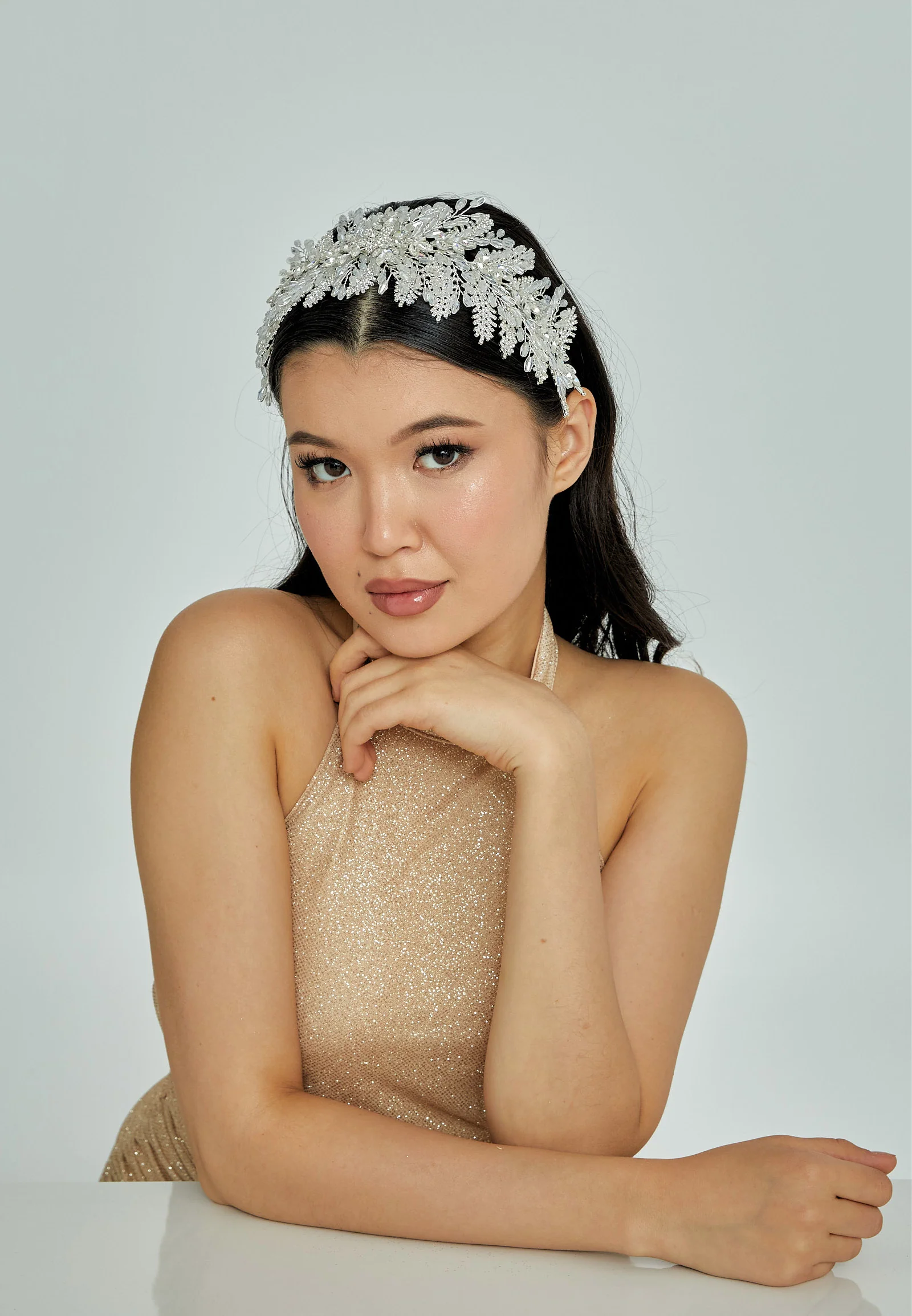 Beadwork Bride Crown abas1100 - Image 3