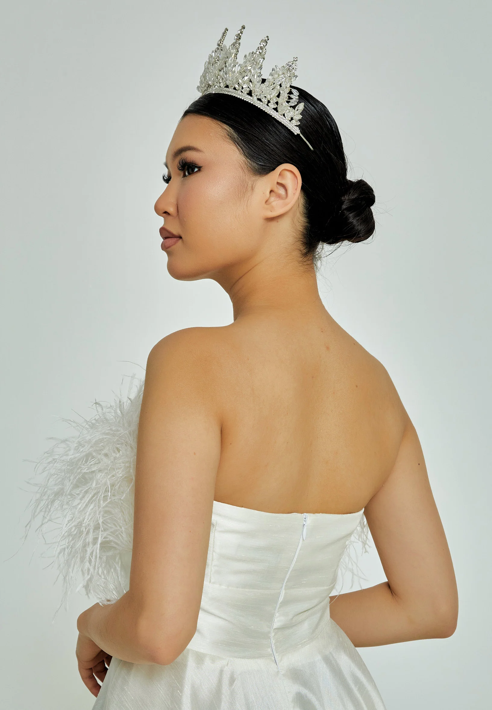 Beadwork Bride Crown abat2307 - Image 3