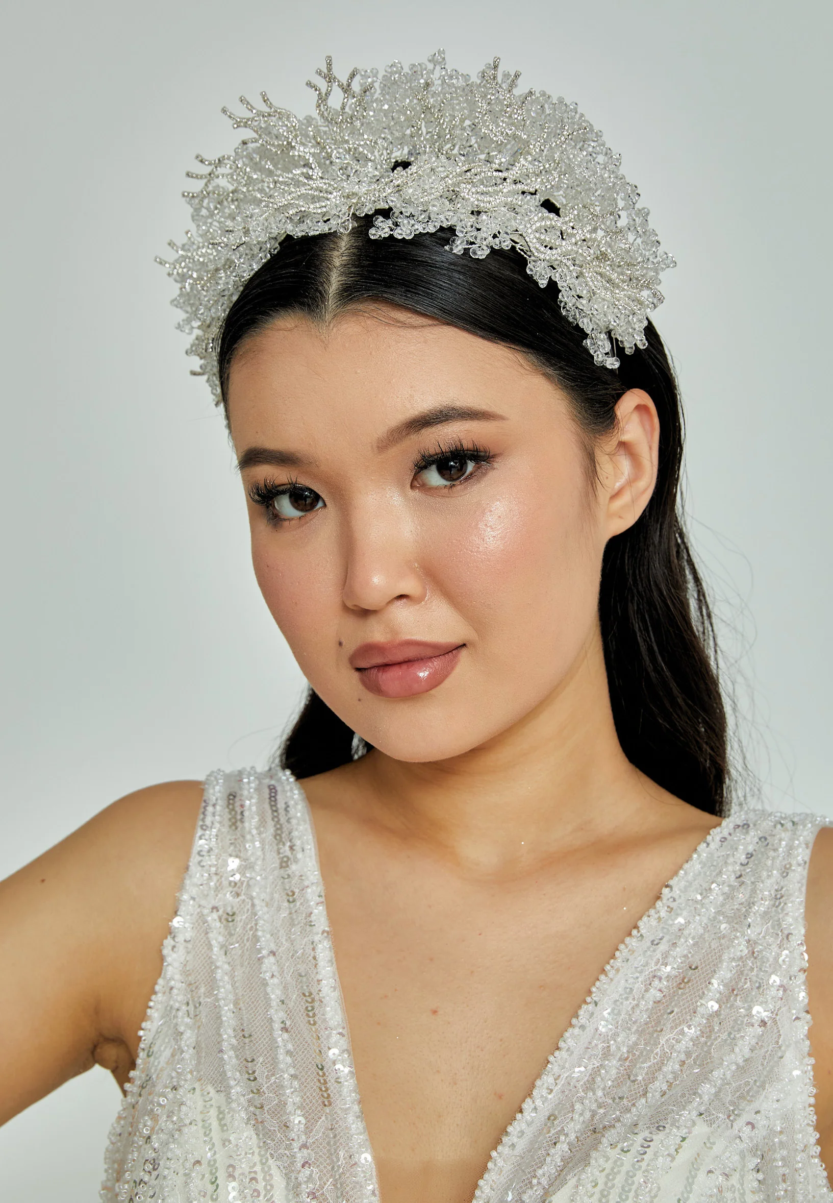 Beadwork Bride Crown abat78544-1 - Image 2