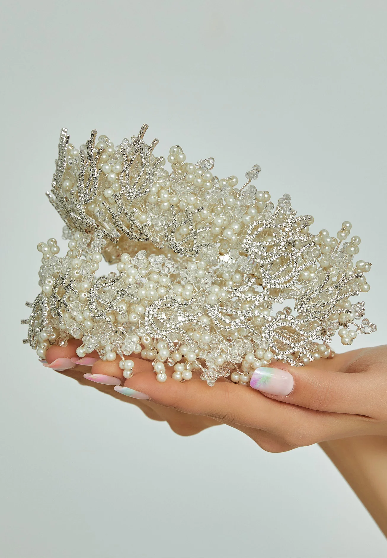 Beadwork Bride Crown abat78544 - Image 4