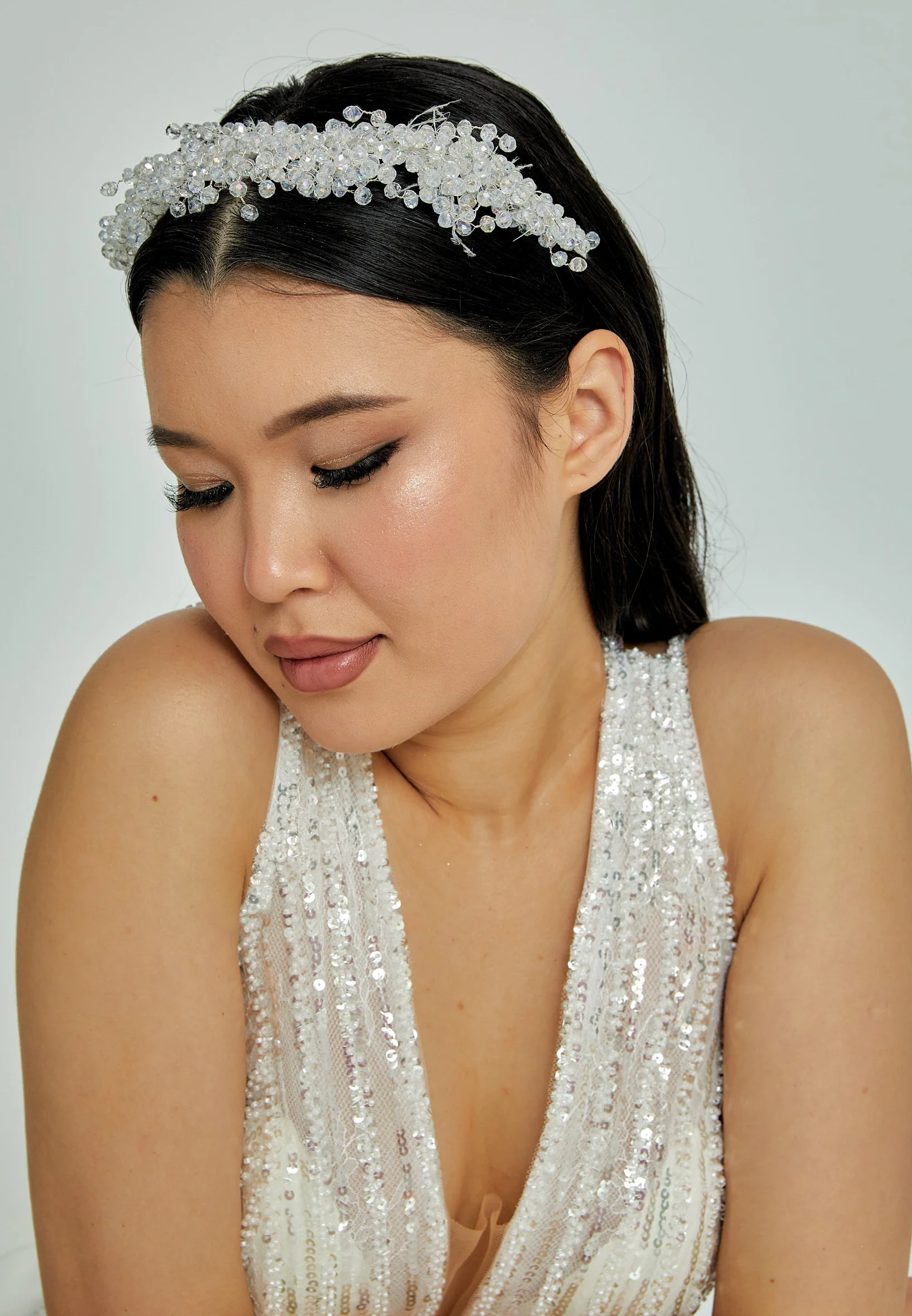 Beadwork Bride Crown abbt-23 - Image 2