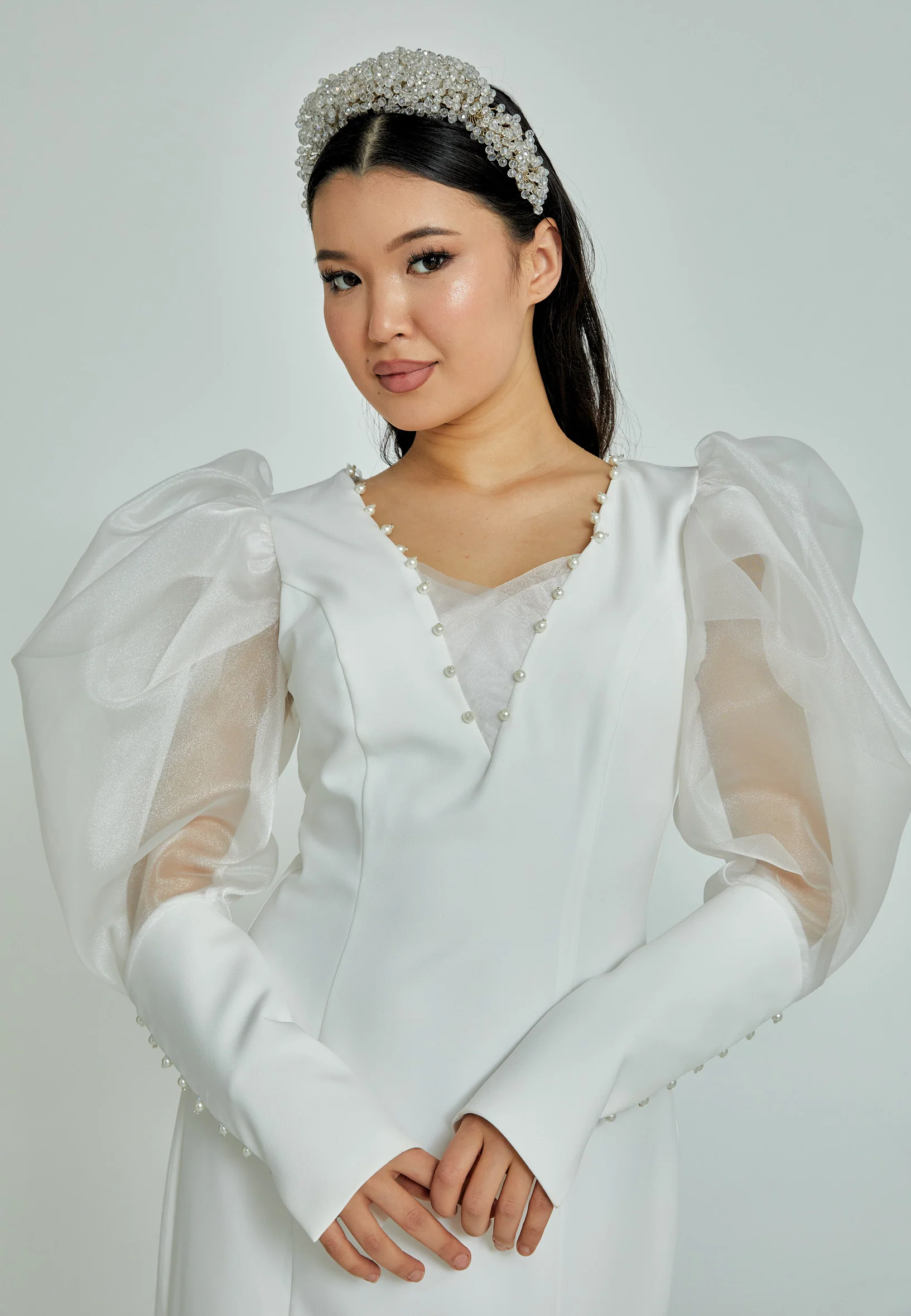 Beadwork Bride Crown abbt-39 - Image 3