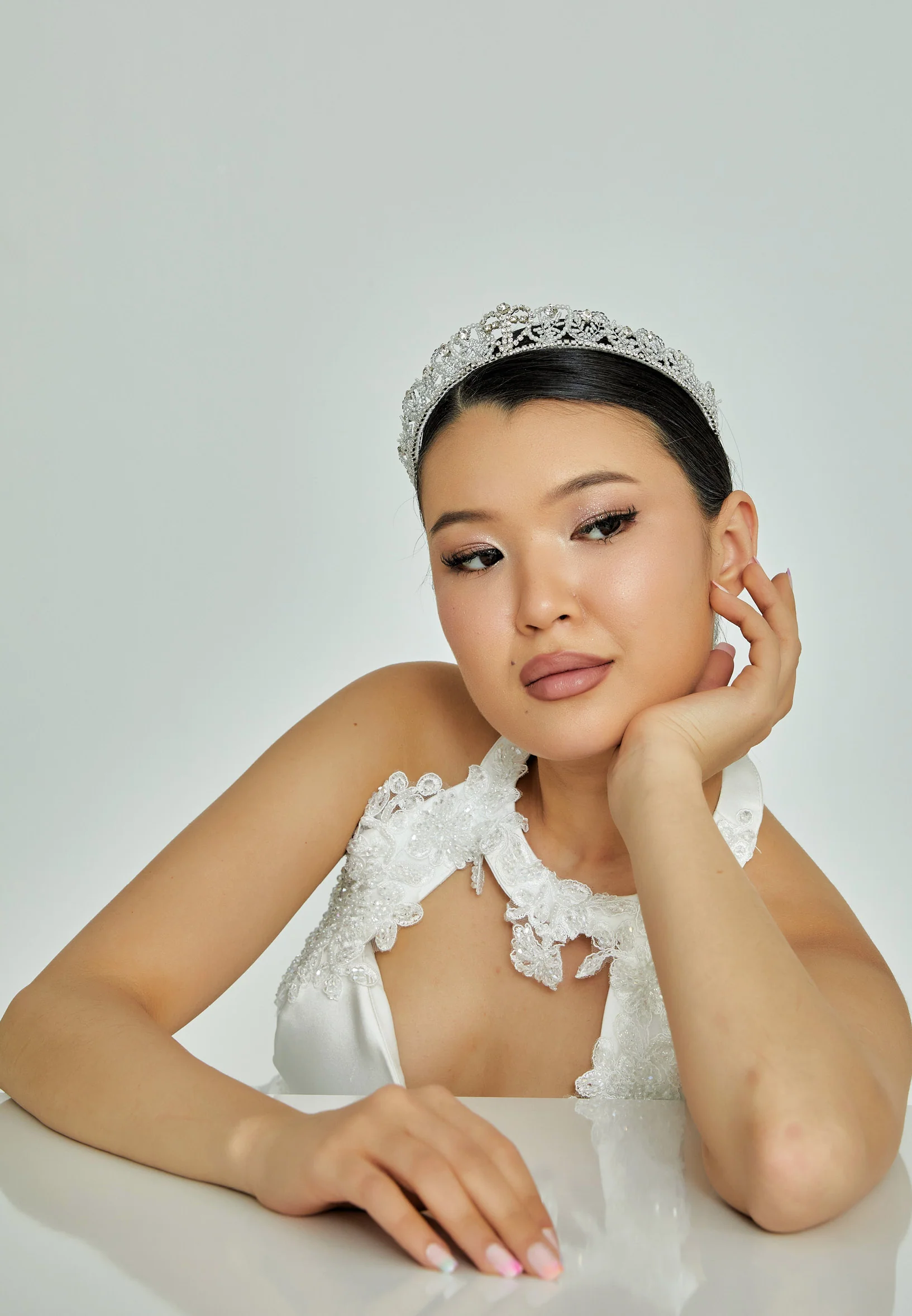 Beadwork Bride Crown amtt-10672 - Image 3