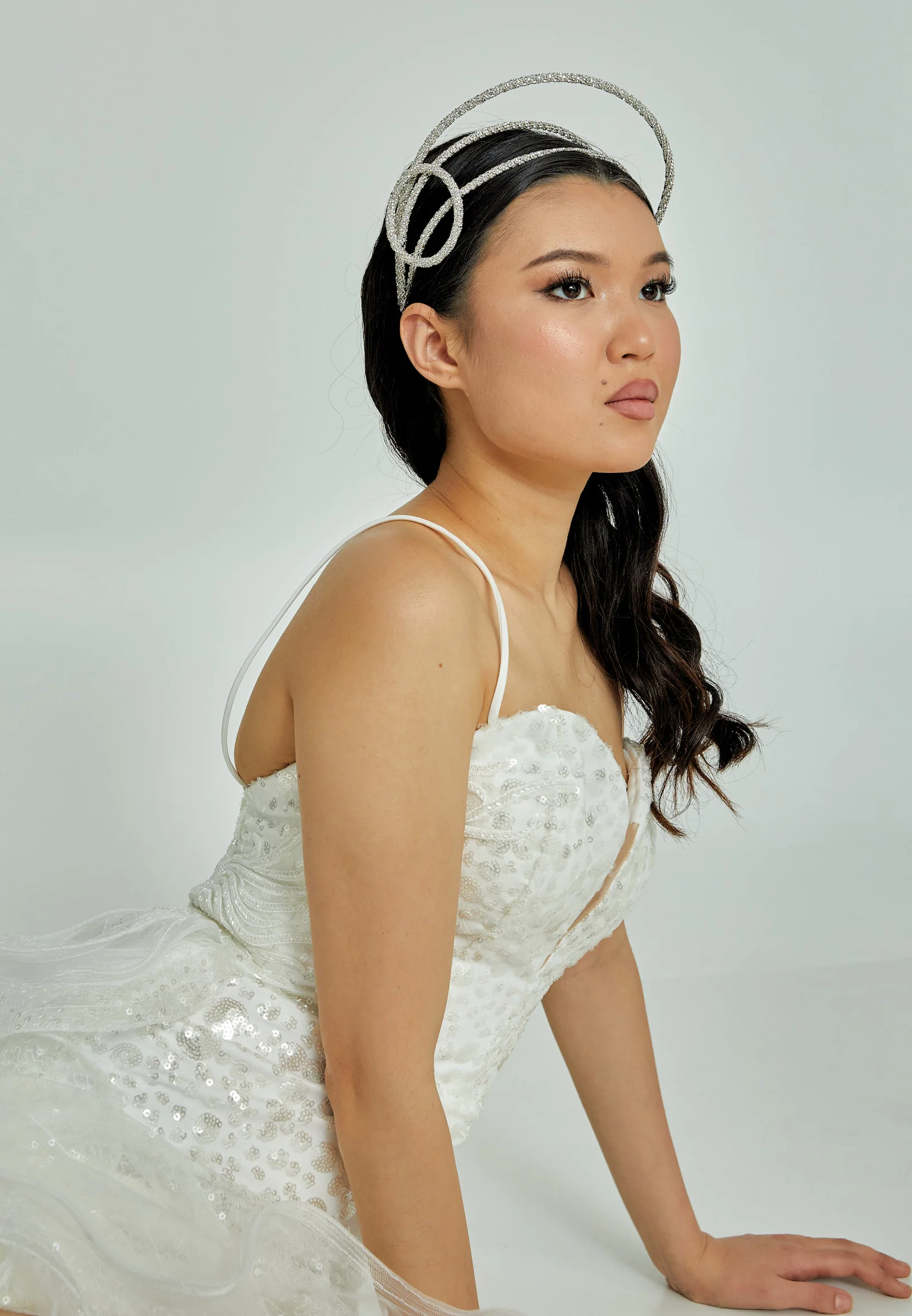 Crystal Bride Crown aba23-22 - Image 2