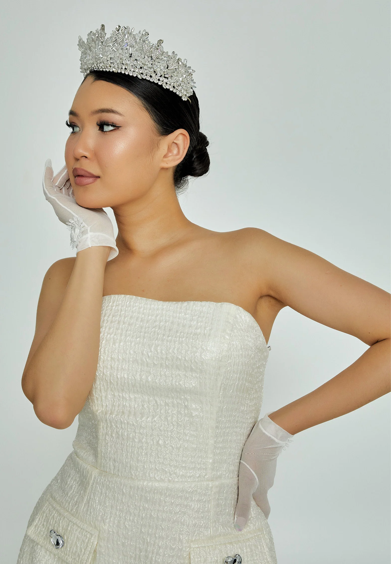 Crystal Bride Crown abat2303-1 - Image 2