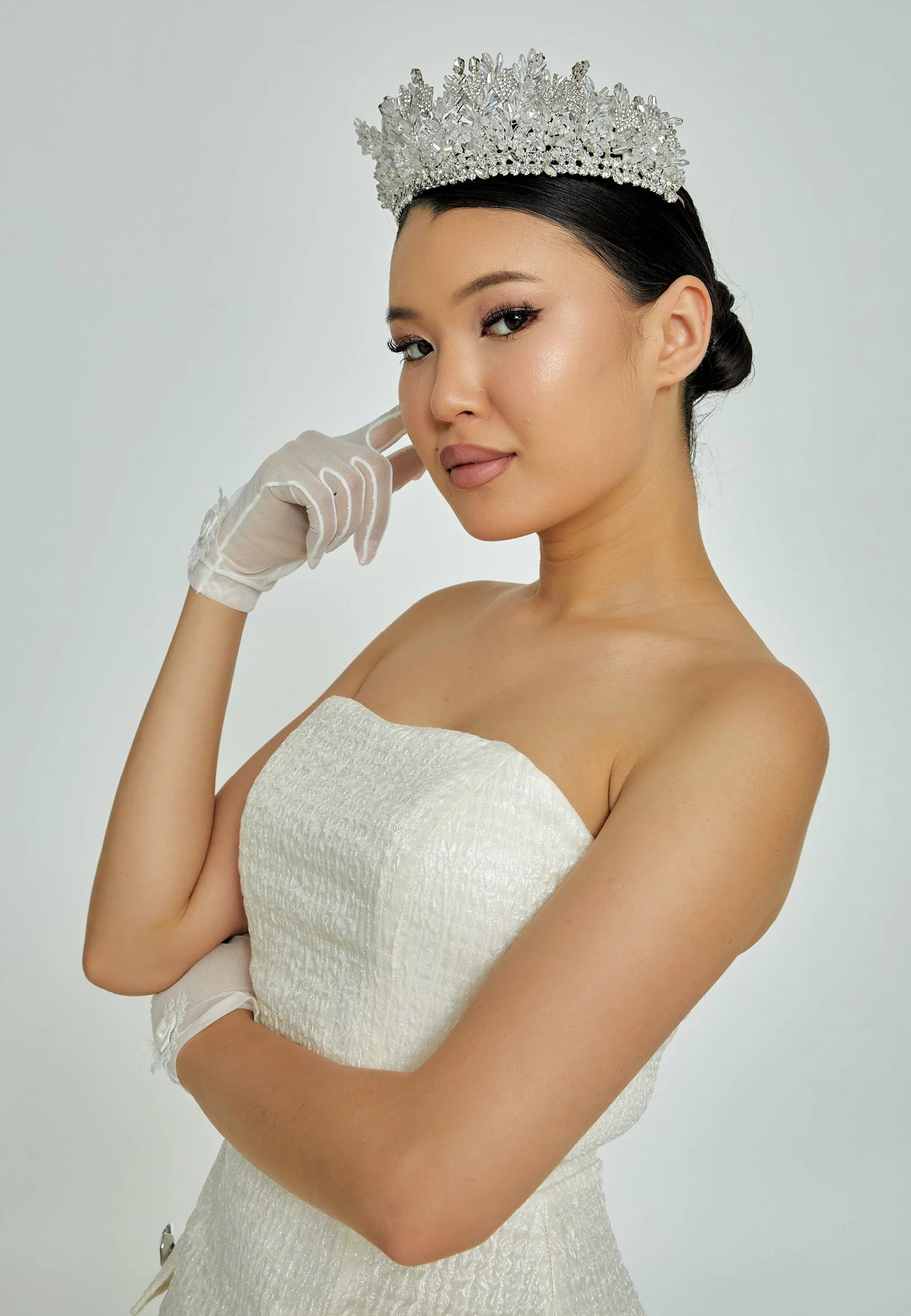 Crystal Bride Crown abat2303-1 - Image 3