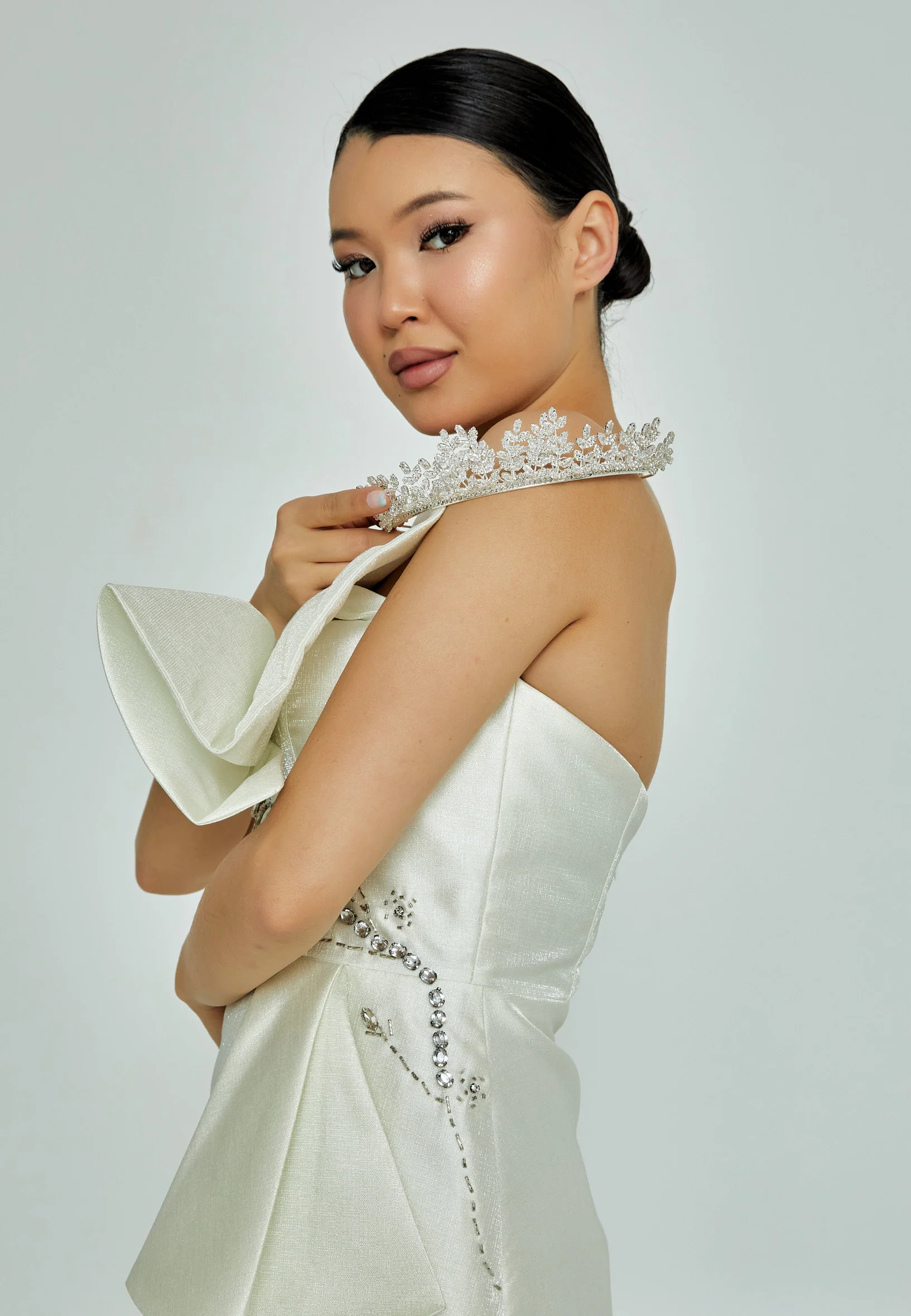 Crystal Bride Crown abb12-1904 - Image 2