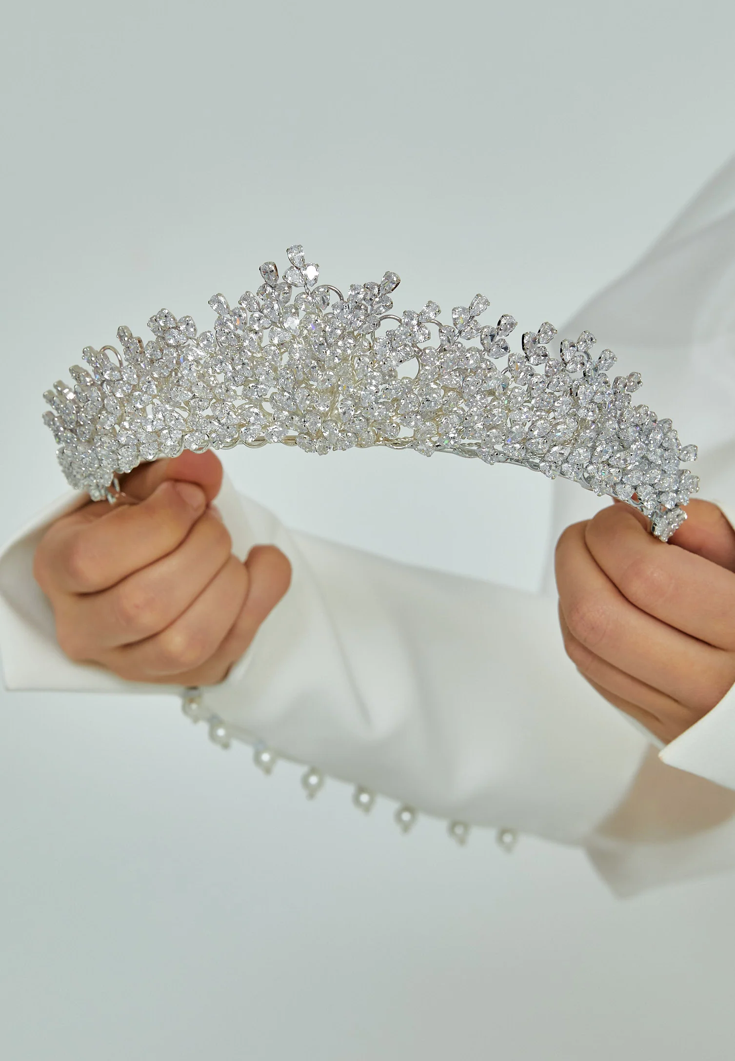Crystal Bride Crown abb12-1905 - Image 4