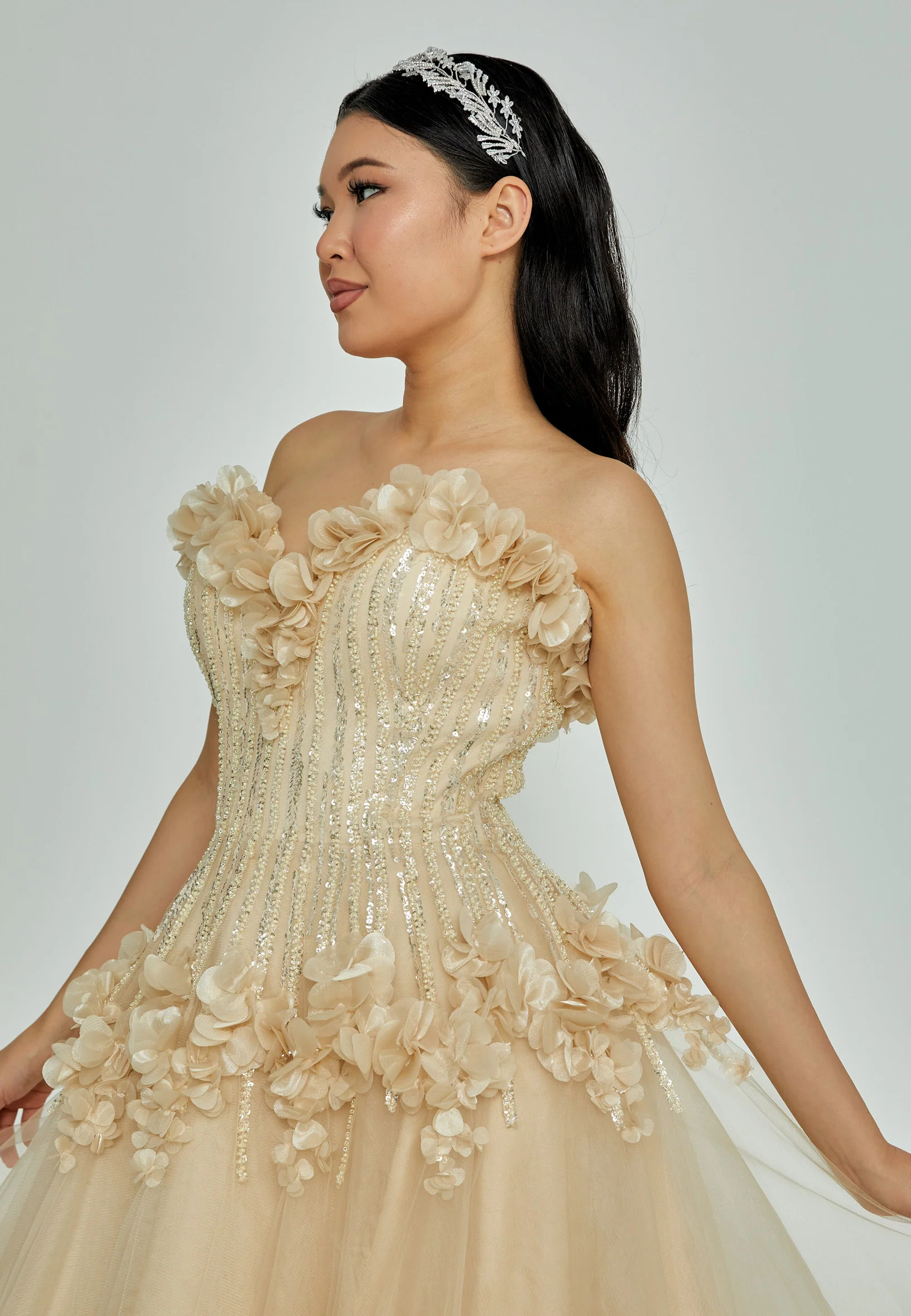 Crystal Bride Crown abb20-1067-z - Image 3