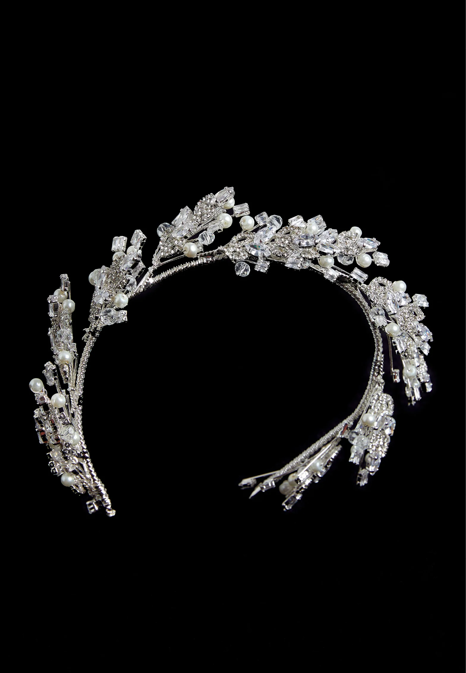 Crystal Bride Crown abb20-513-z - Image 2