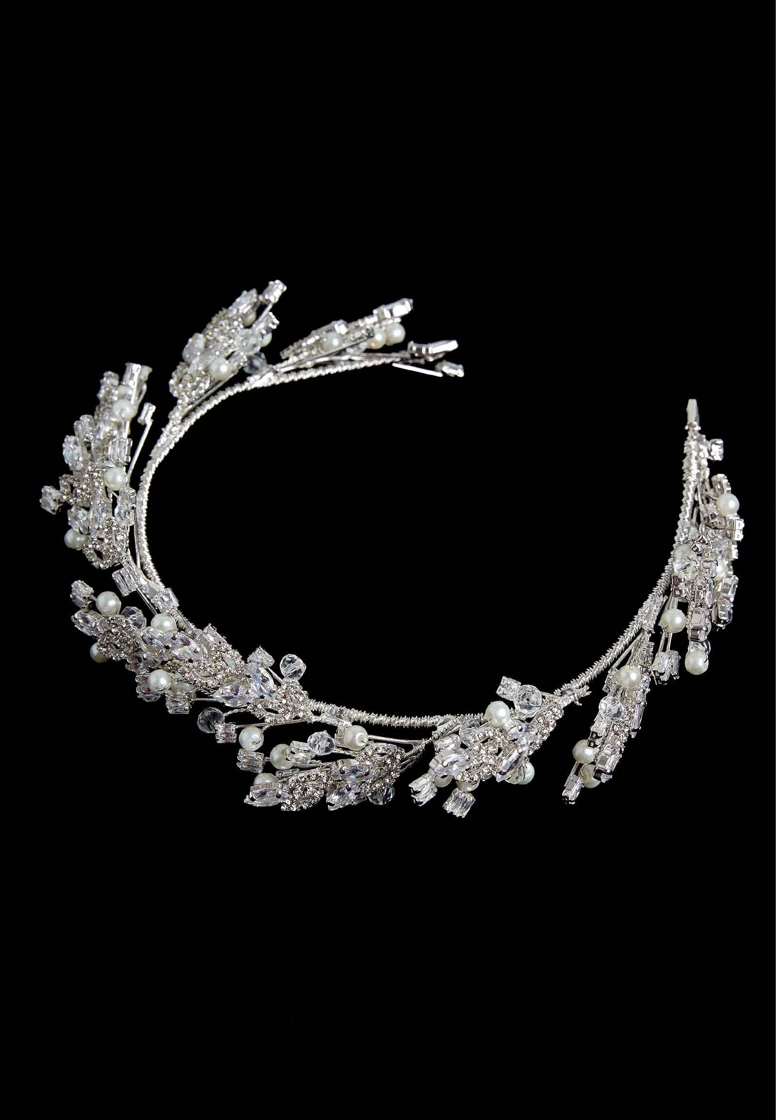 Crystal Bride Crown abb20-513-z - Image 3