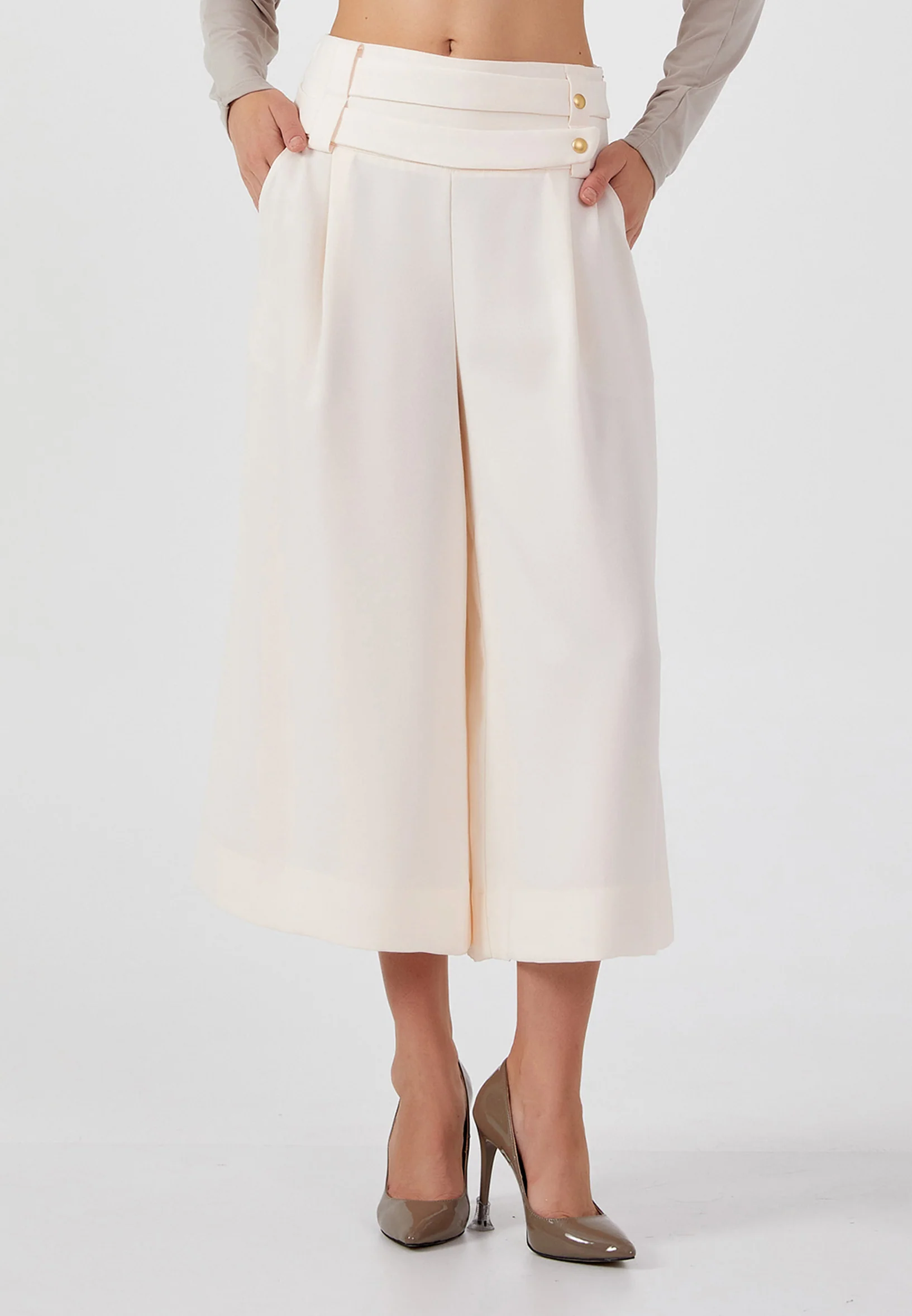 Culotte Regular Pants kmy24y20409 - Image 5
