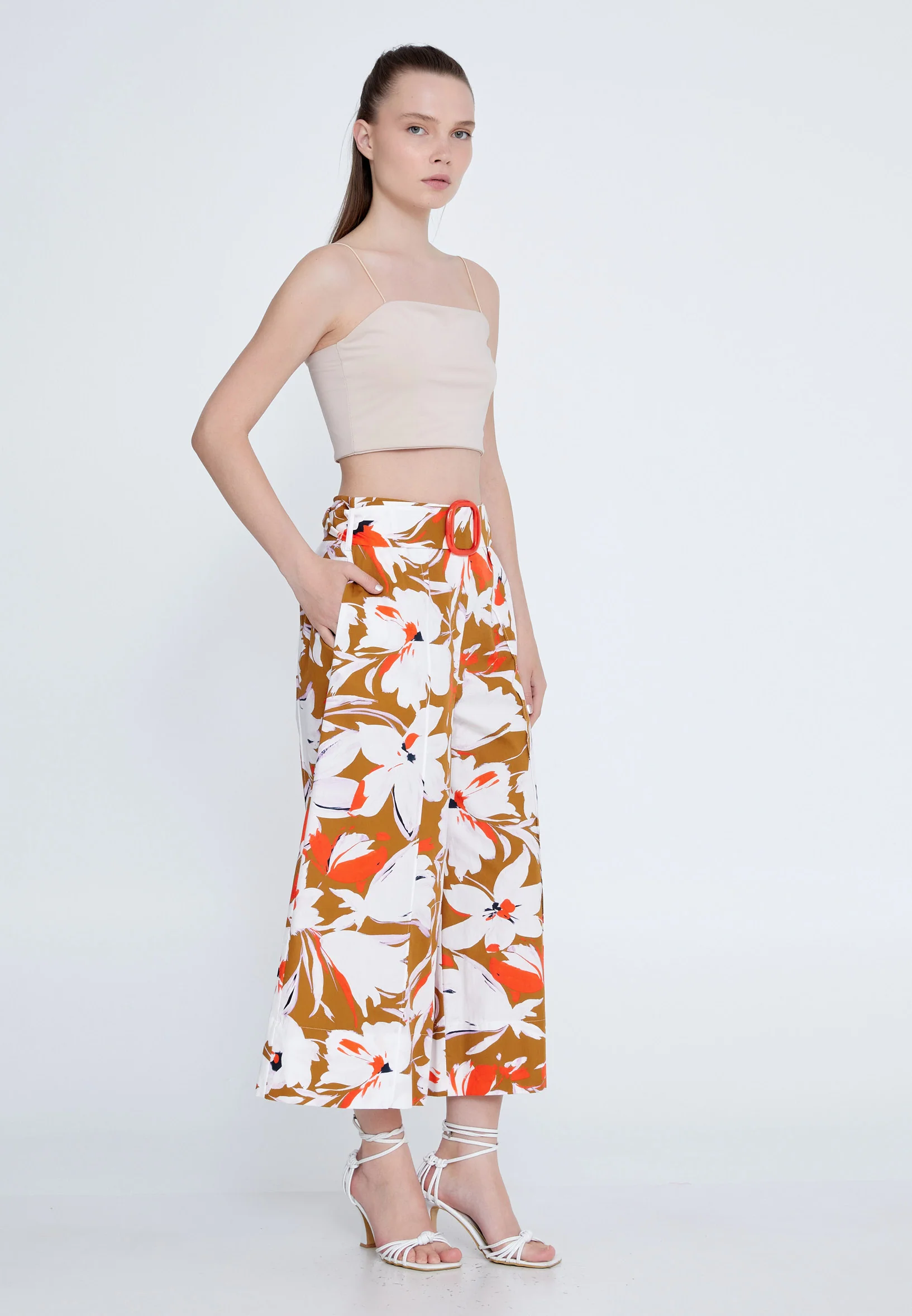 Culotte Regular Pants kmy24y20422 - Image 4