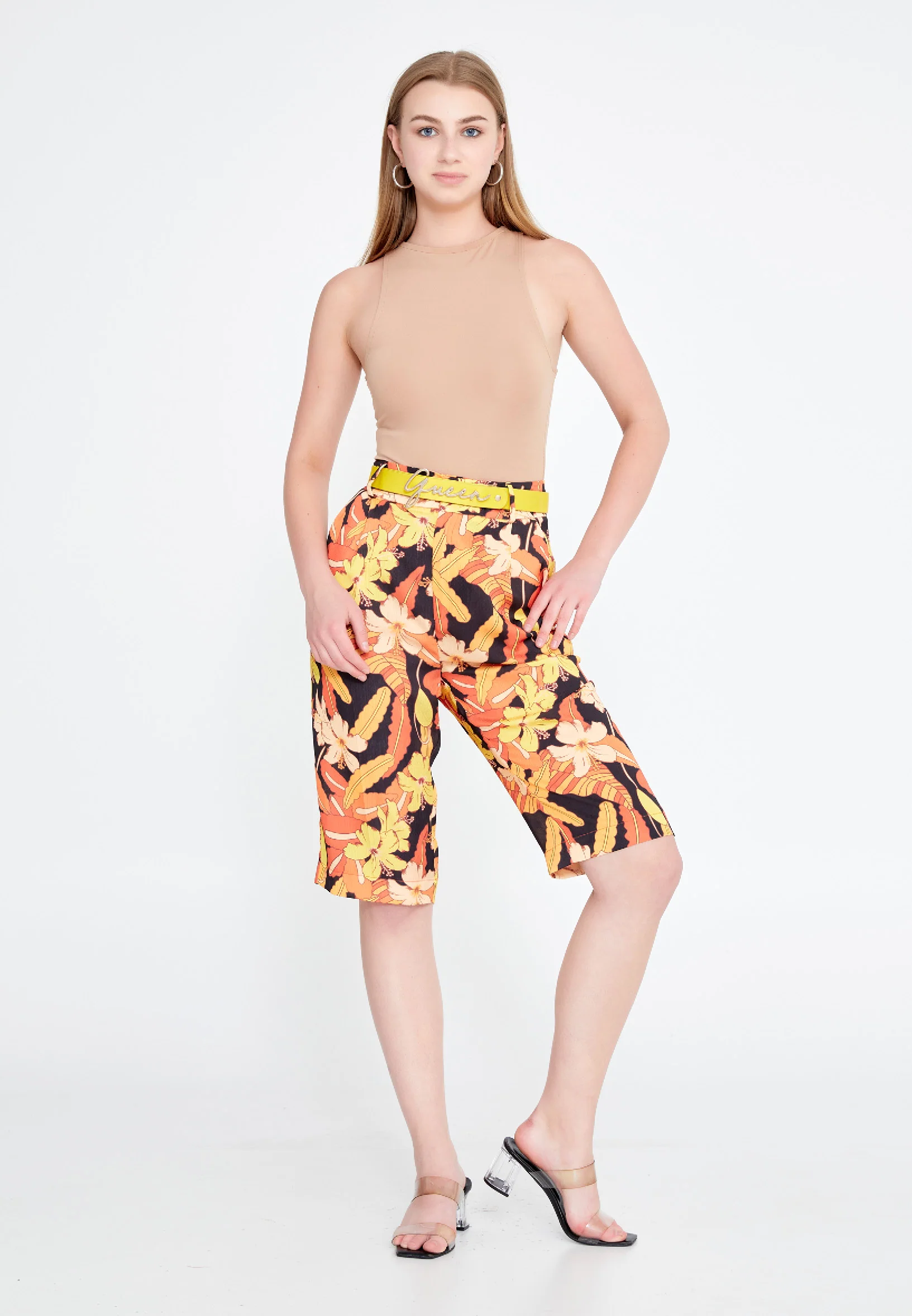 Floral Regular Shorts ber20y2131 - Image 2