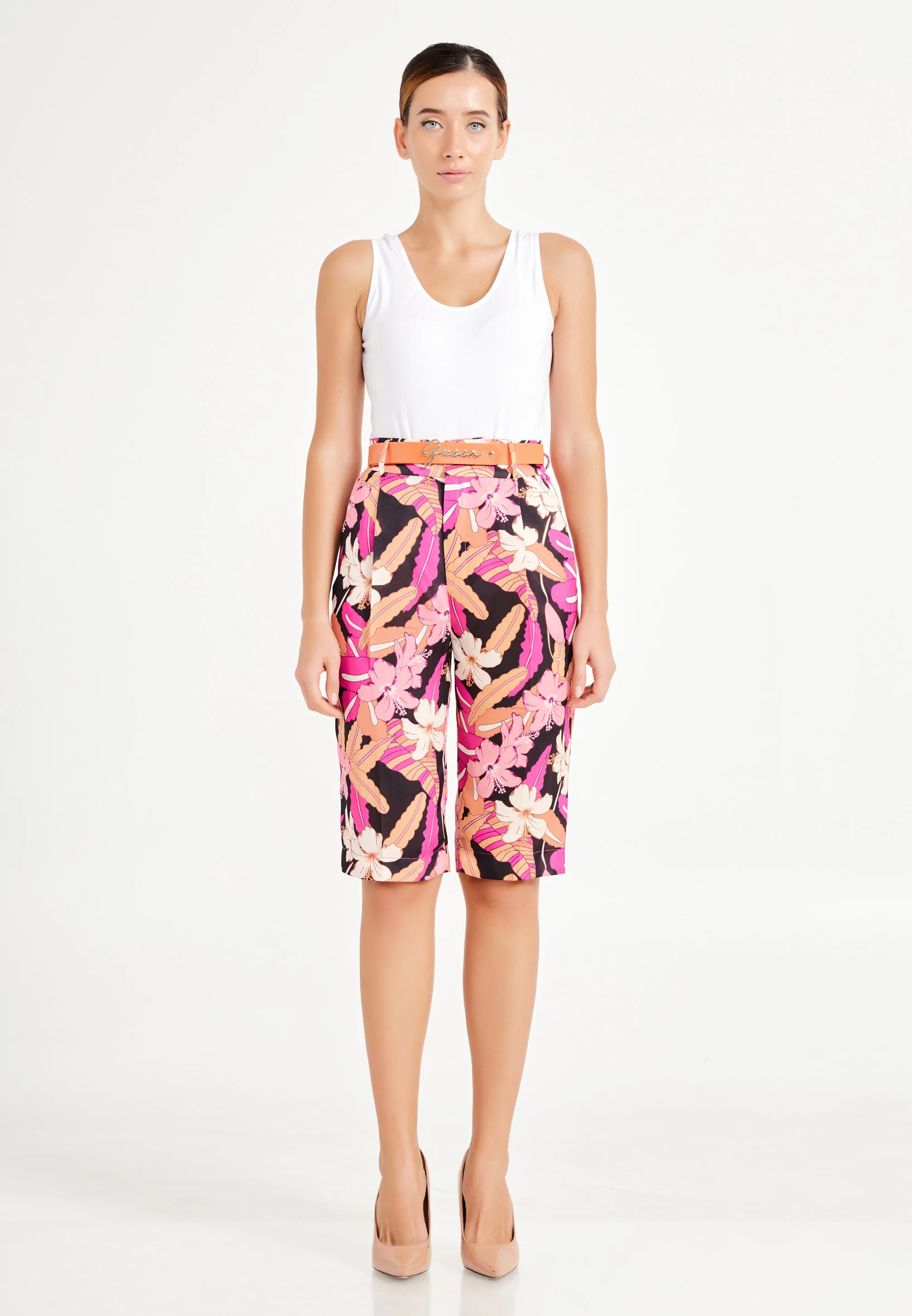 Floral Regular Shorts ber20y2131 - Image 6