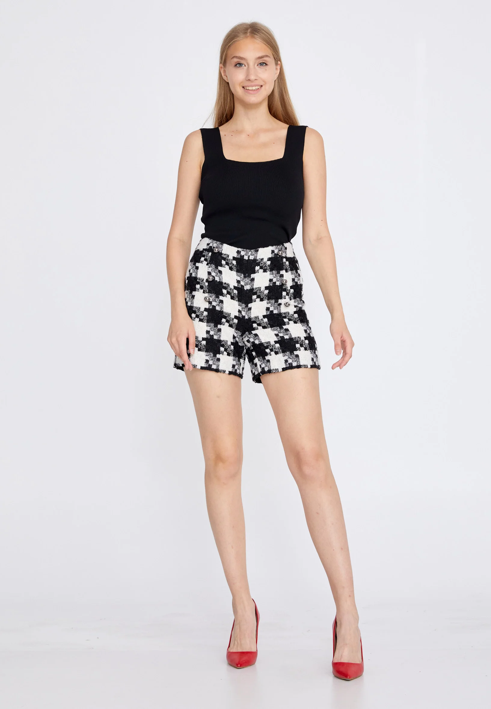 Geometric Regular Shorts qml8662 - Image 5