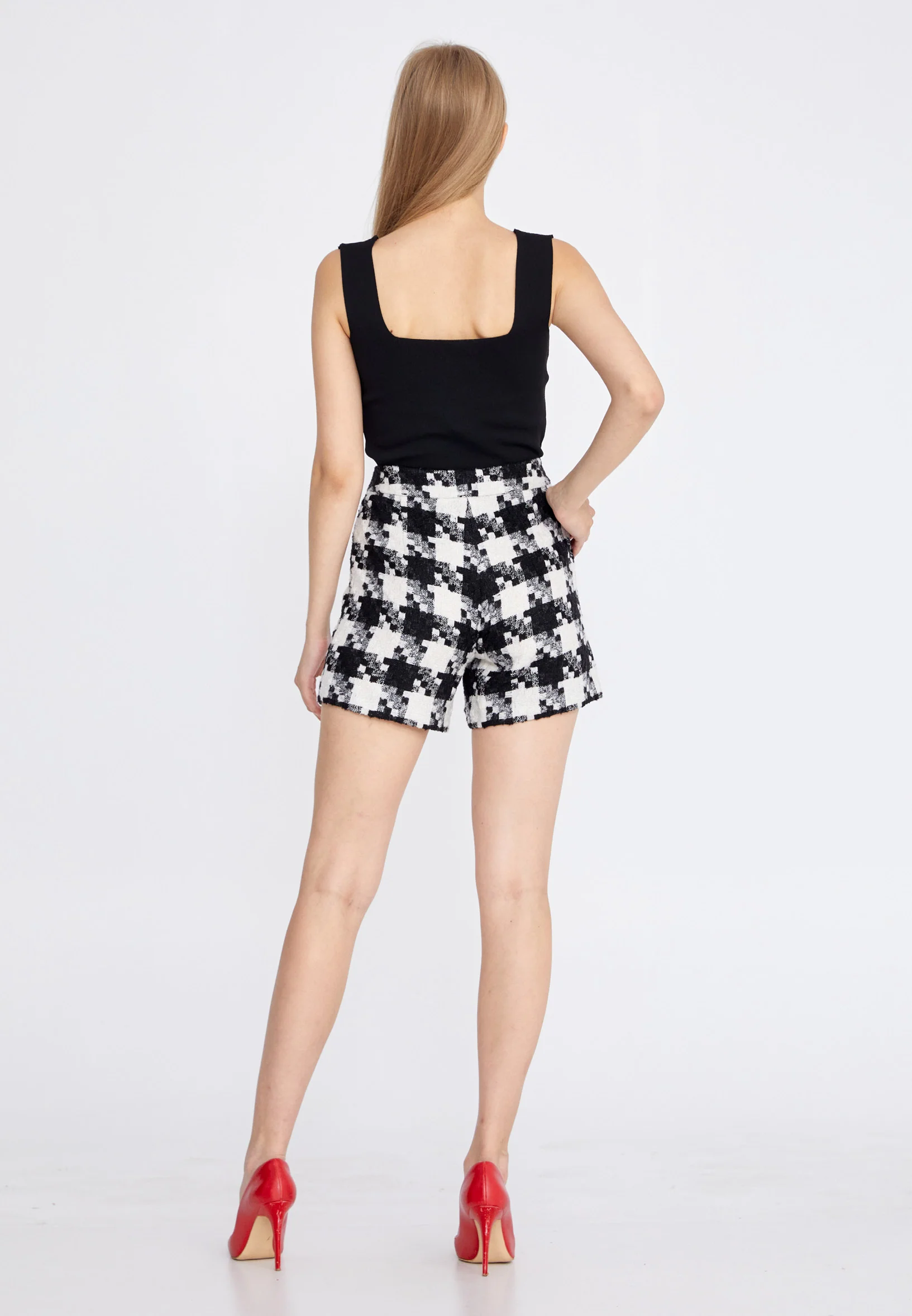 Geometric Regular Shorts qml8662 - Image 6