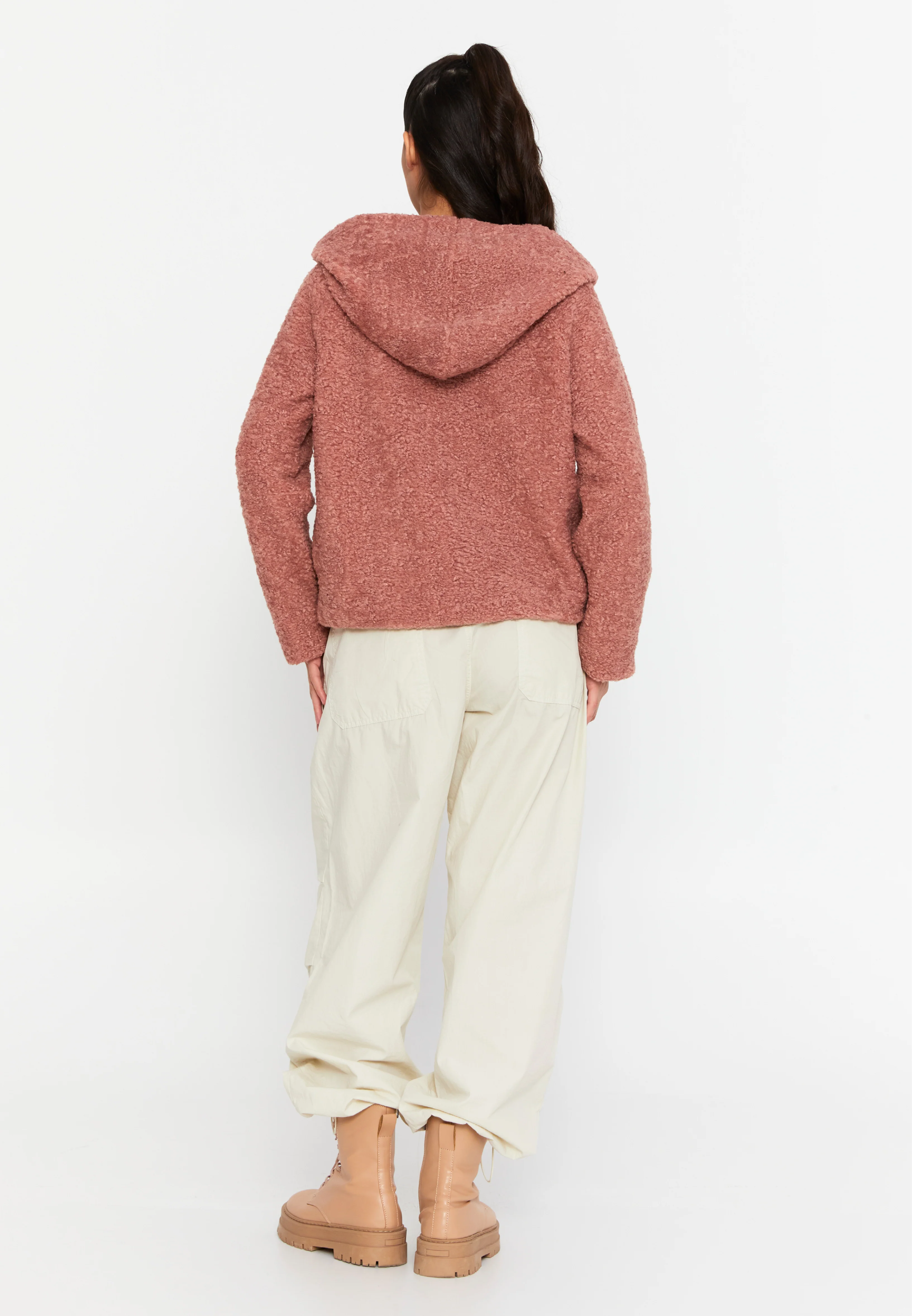 Knitwear Solid Color Regular Coat esl88153 - Image 11