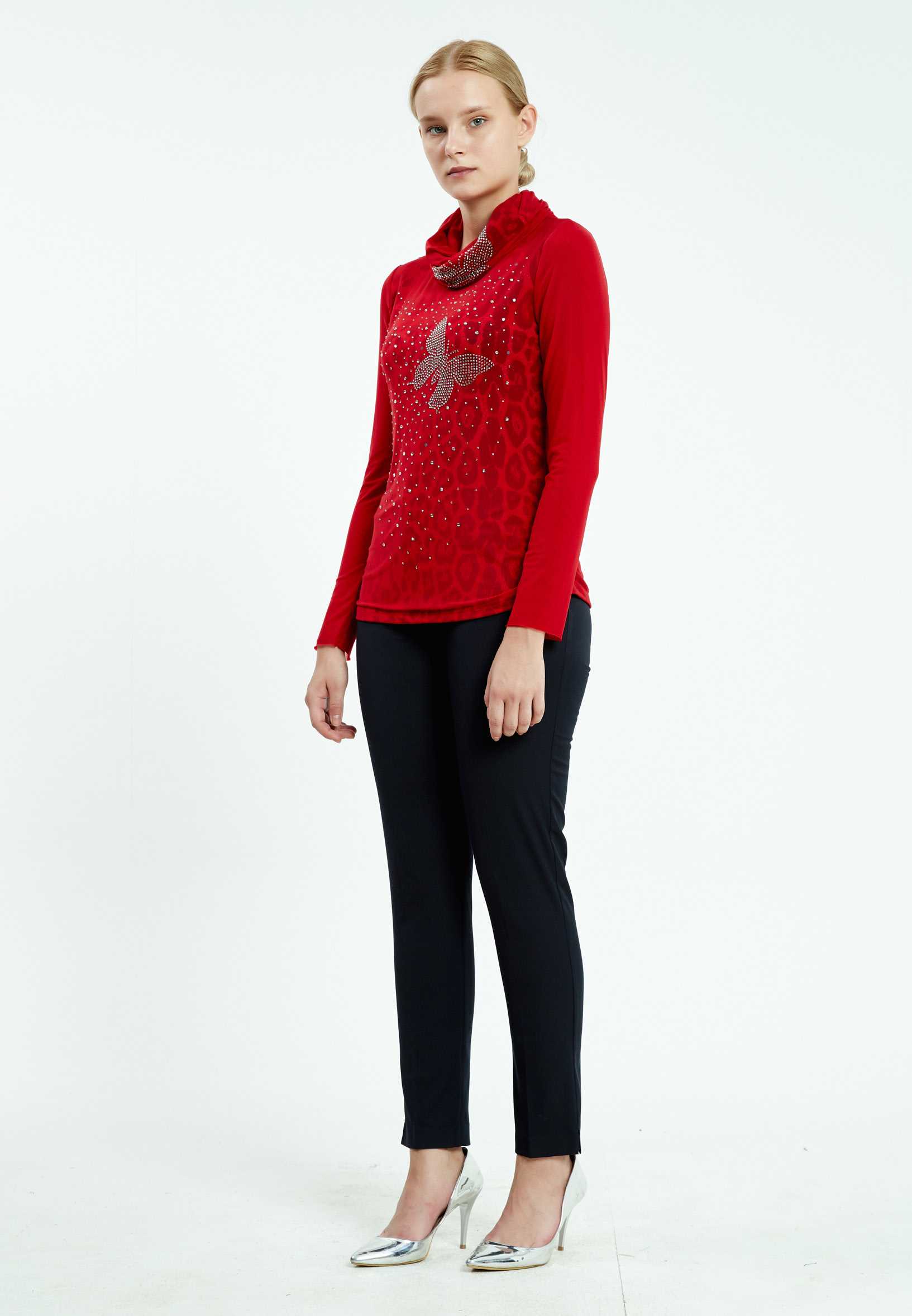 Long Sleeve Animal Print Regular Blouse ser17000 - Image 12