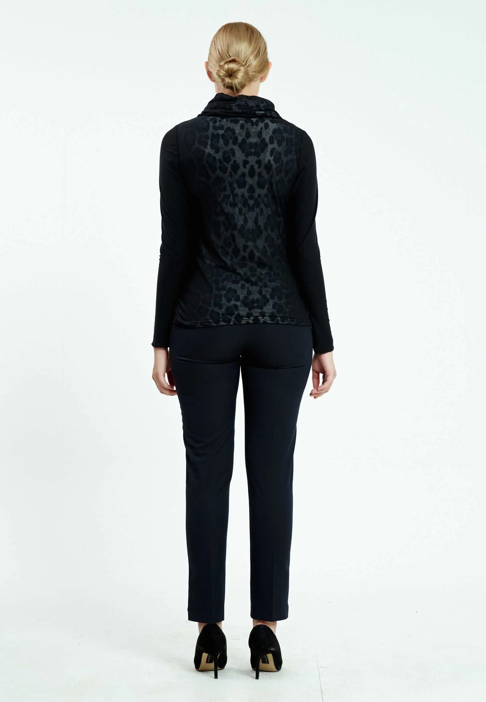 Long Sleeve Animal Print Regular Blouse ser17000 - Image 3