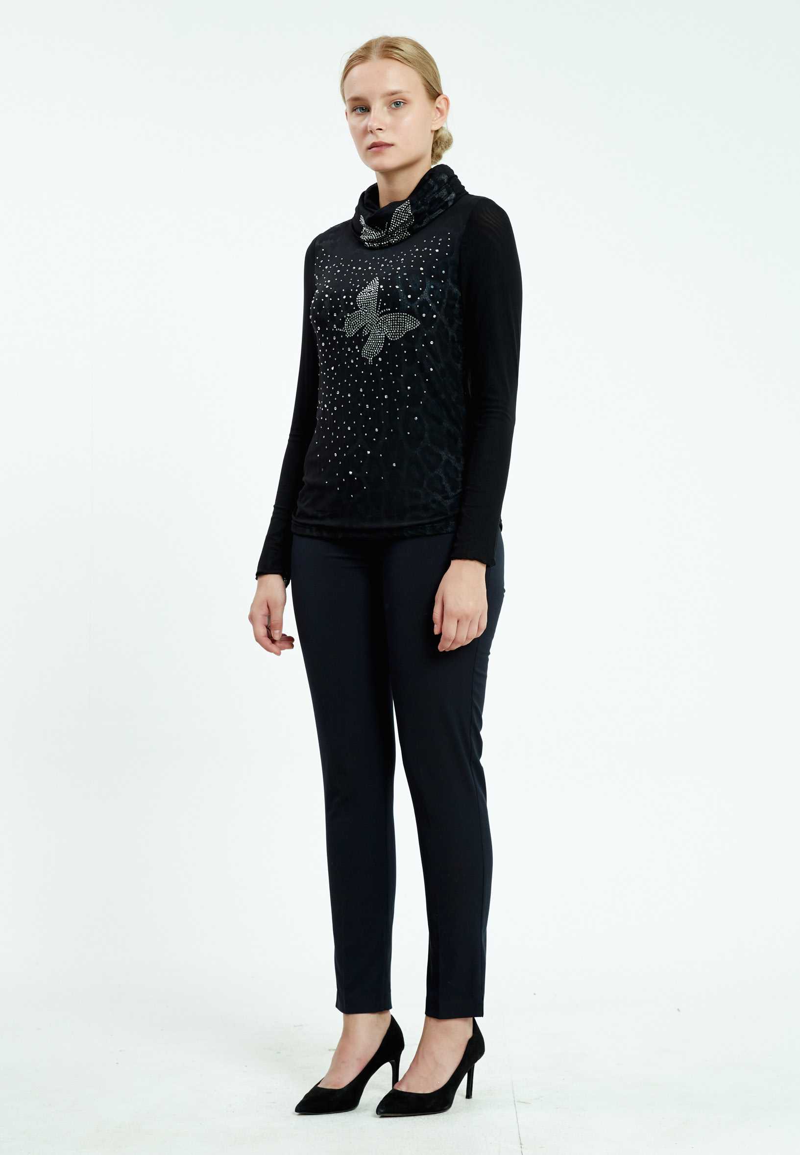 Long Sleeve Animal Print Regular Blouse ser17000 - Image 4