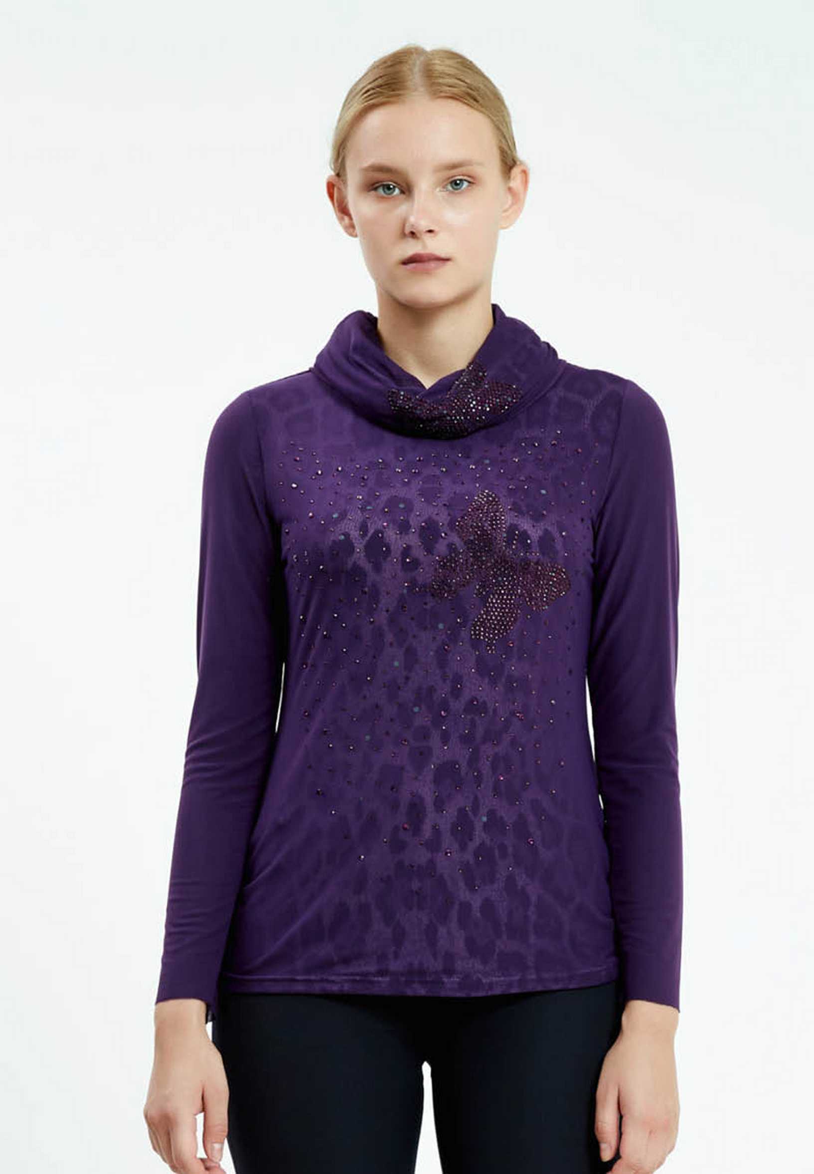 Long Sleeve Animal Print Regular Blouse ser17000 - Image 5