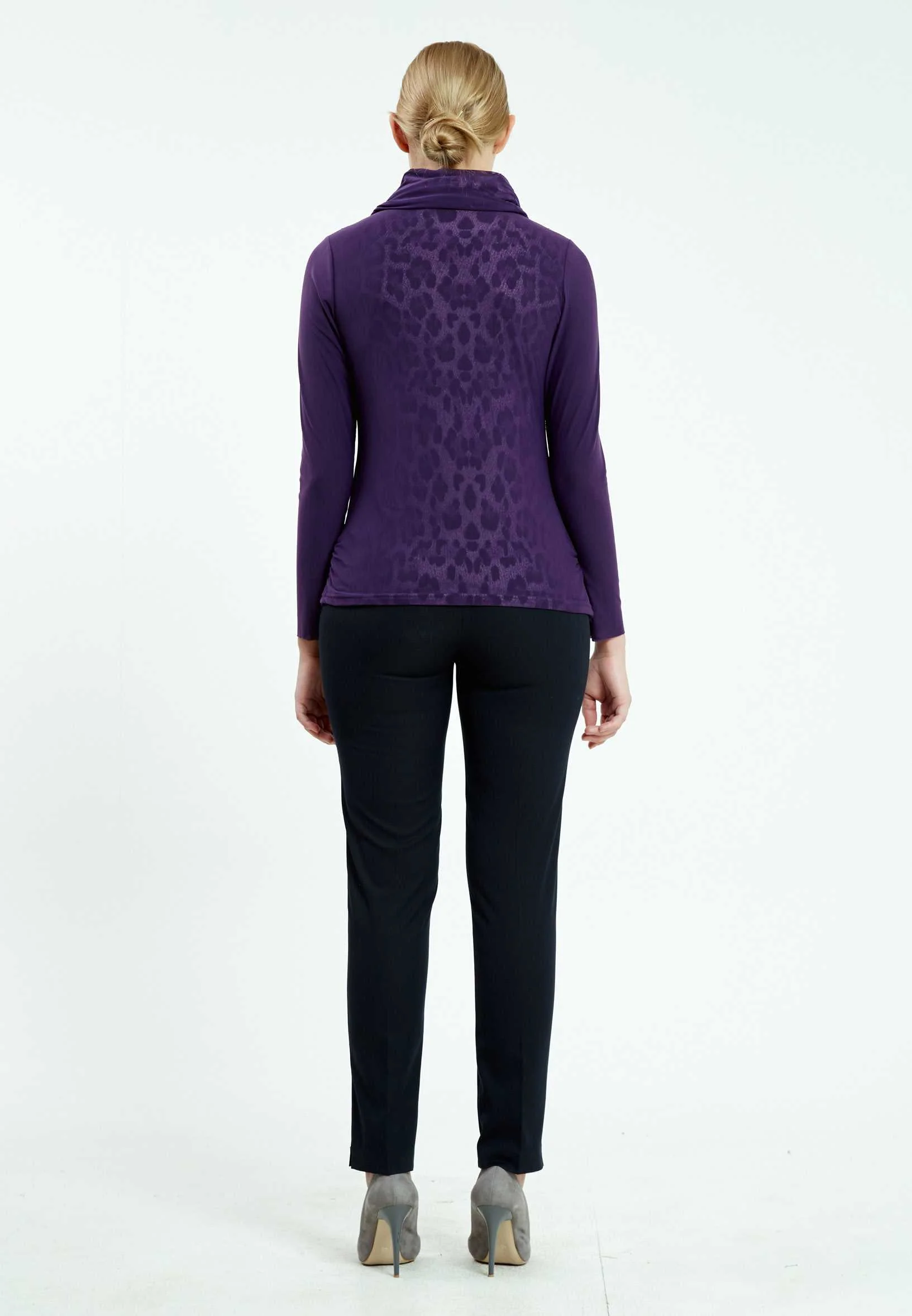 Long Sleeve Animal Print Regular Blouse ser17000 - Image 7