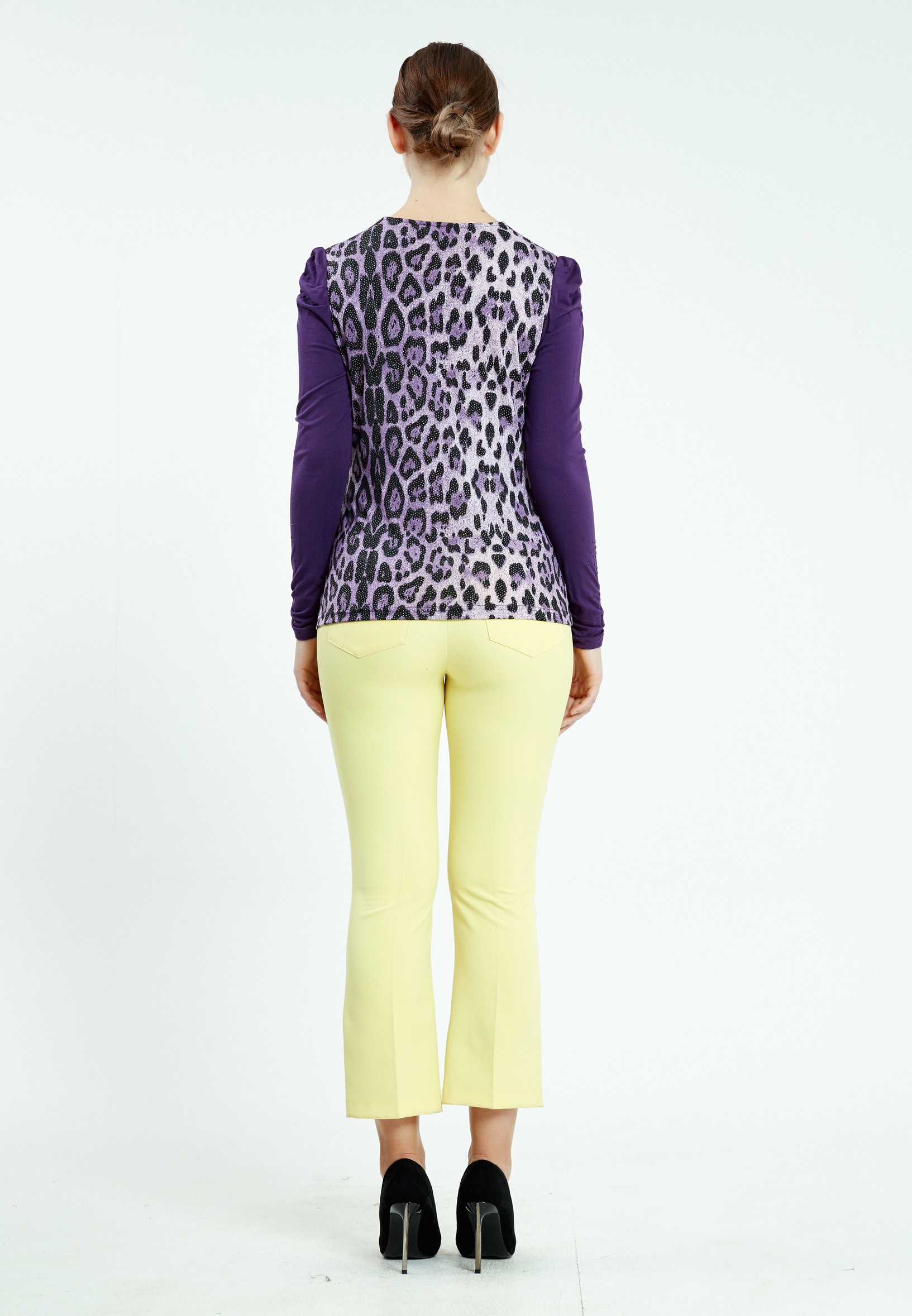 Long Sleeve Animal Print Regular Blouse ser17003 - Image 16