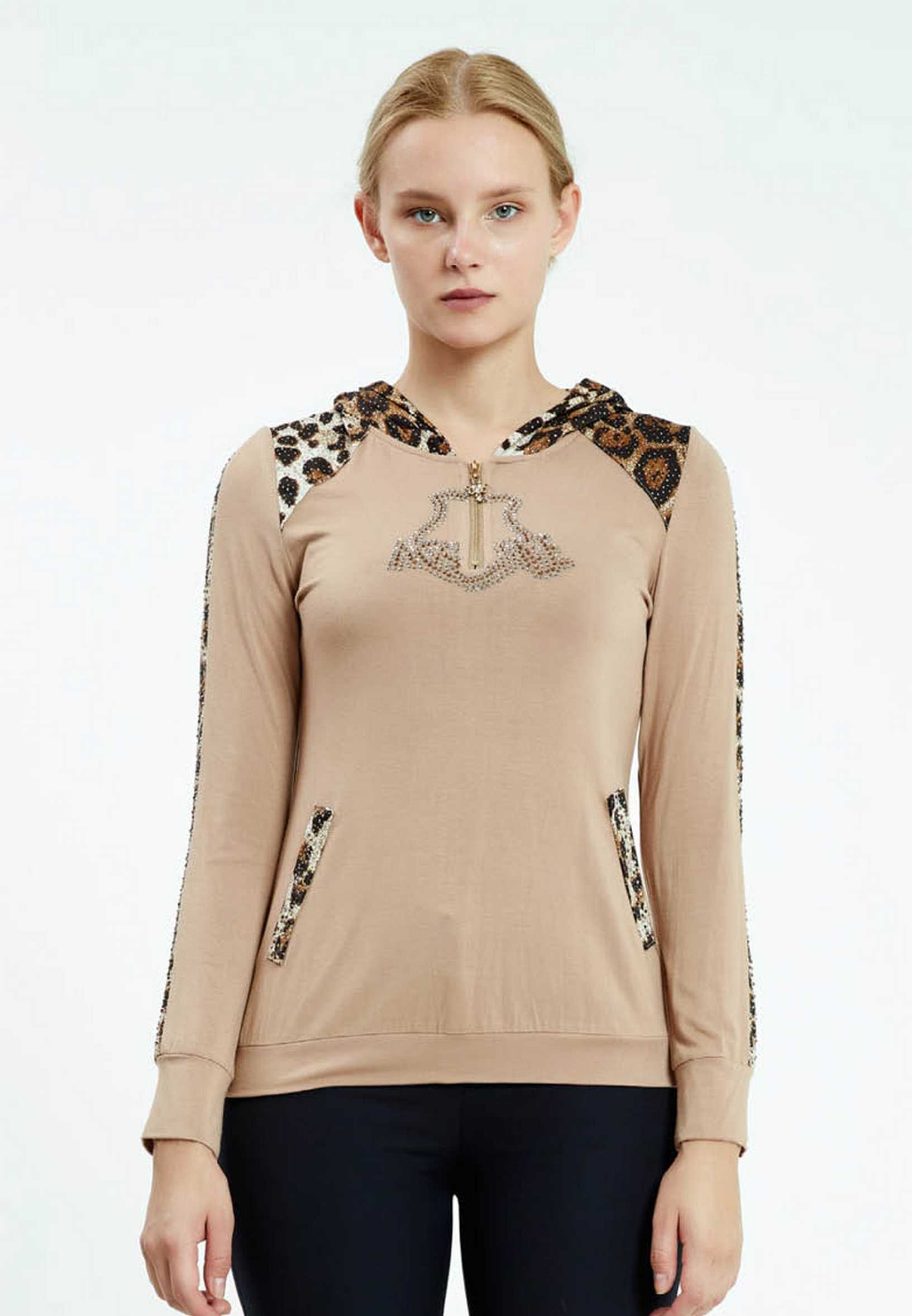 Long Sleeve Animal Print Regular Sweatshirt ser17004 - Image 4