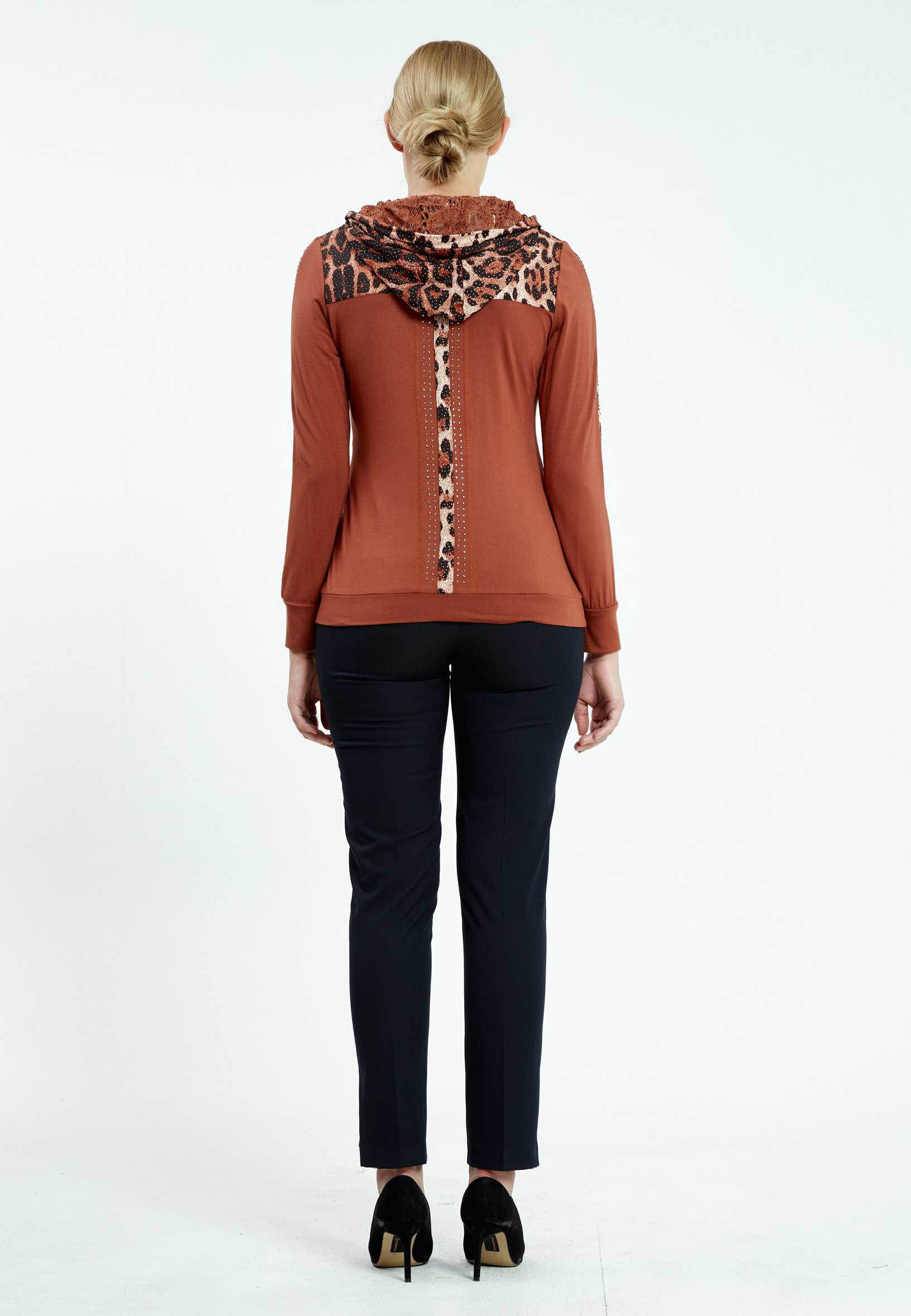 Long Sleeve Animal Print Regular Sweatshirt ser17004 - Image 6