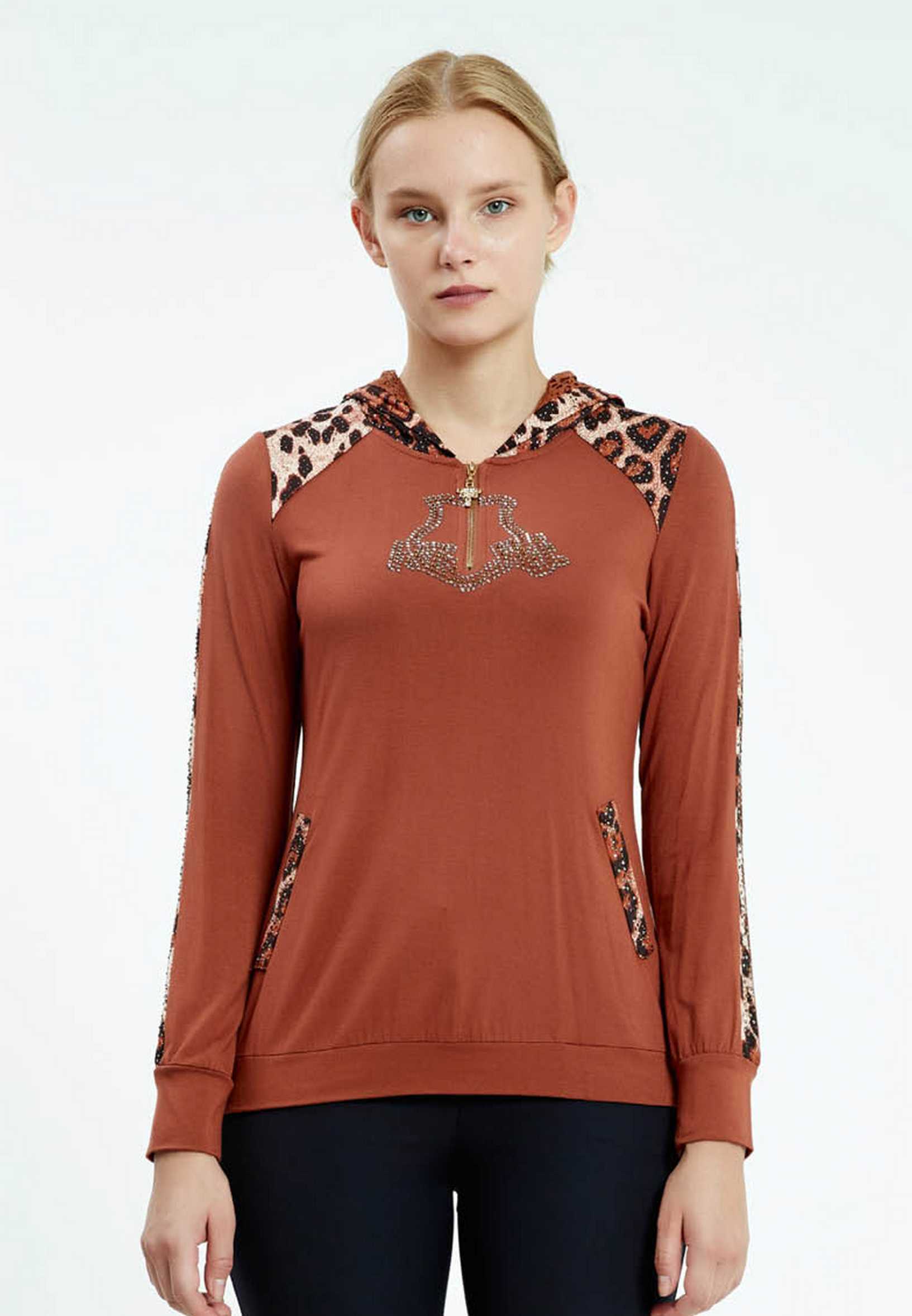 Long Sleeve Animal Print Regular Sweatshirt ser17004 - Image 8