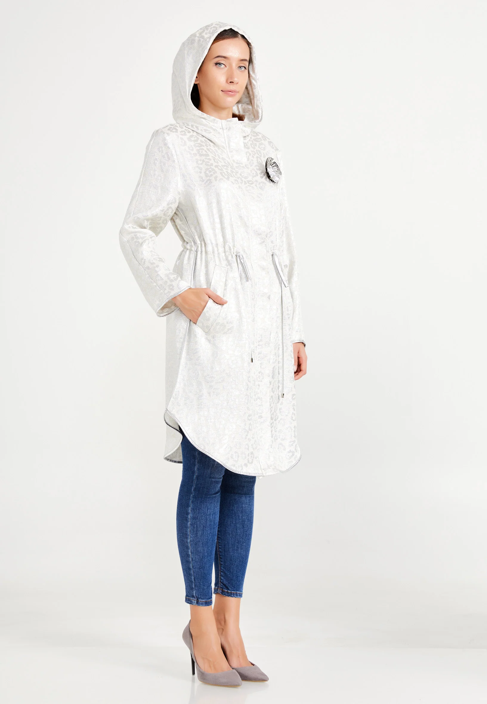 Long Sleeve Animal Print Regular Tunic ber20y1120 - Image 10