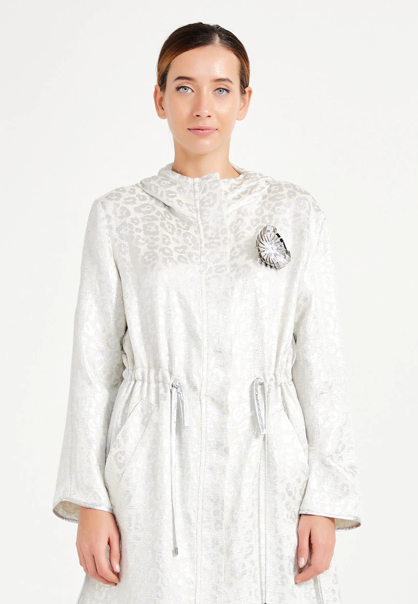 Long Sleeve Animal Print Regular Tunic ber20y1120 - Image 6