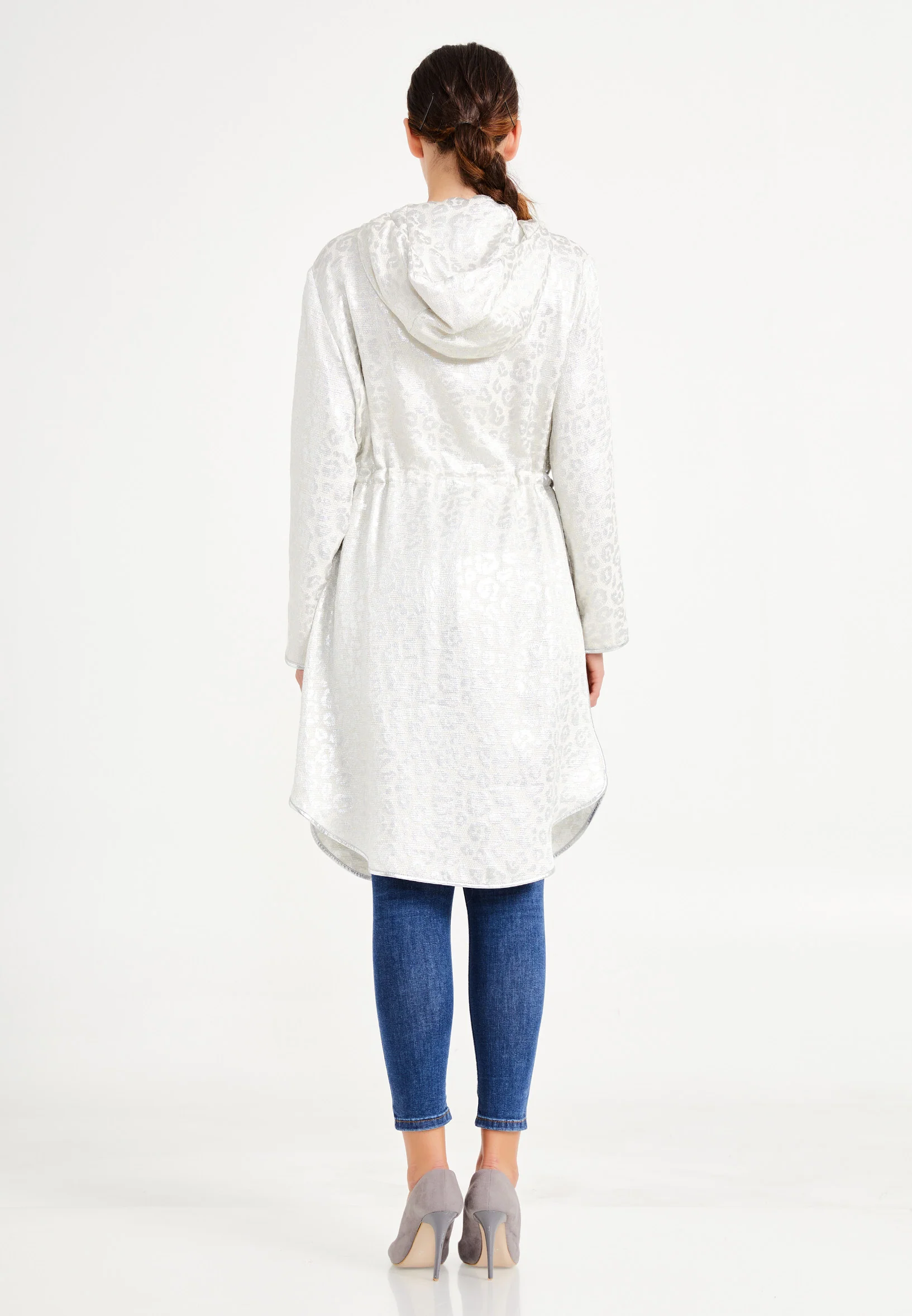 Long Sleeve Animal Print Regular Tunic ber20y1120 - Image 8