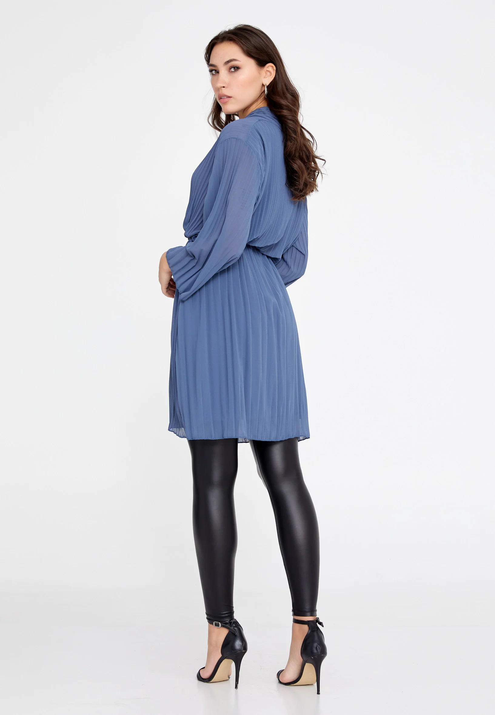 Long Sleeve Chiffon Regular Cardigan cav69314 - Image 7