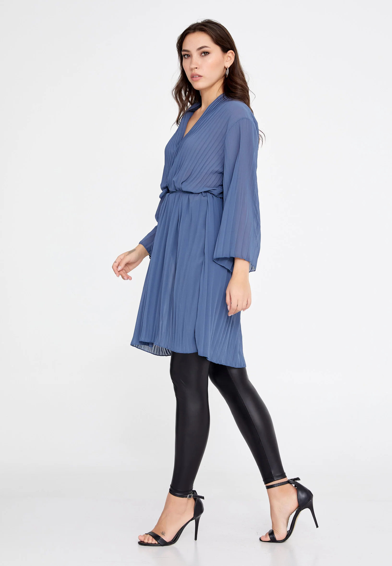Long Sleeve Chiffon Regular Cardigan cav69314 - Image 8