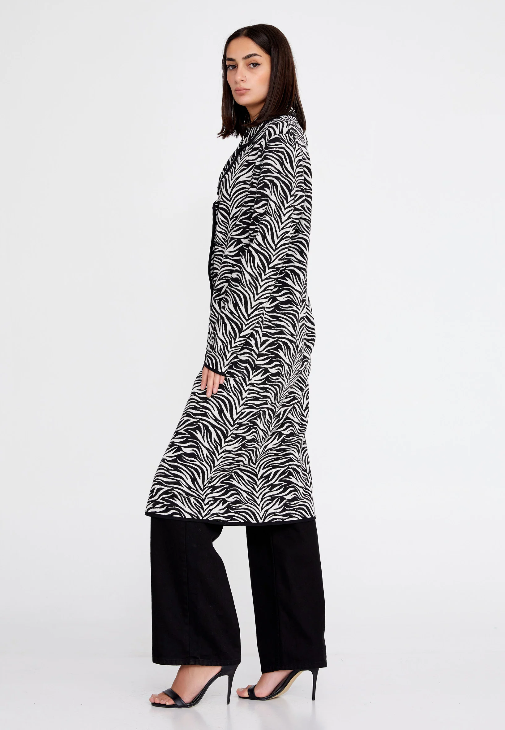 Long Sleeve Cotton Regular Cardigan ber23k8121 - Image 4