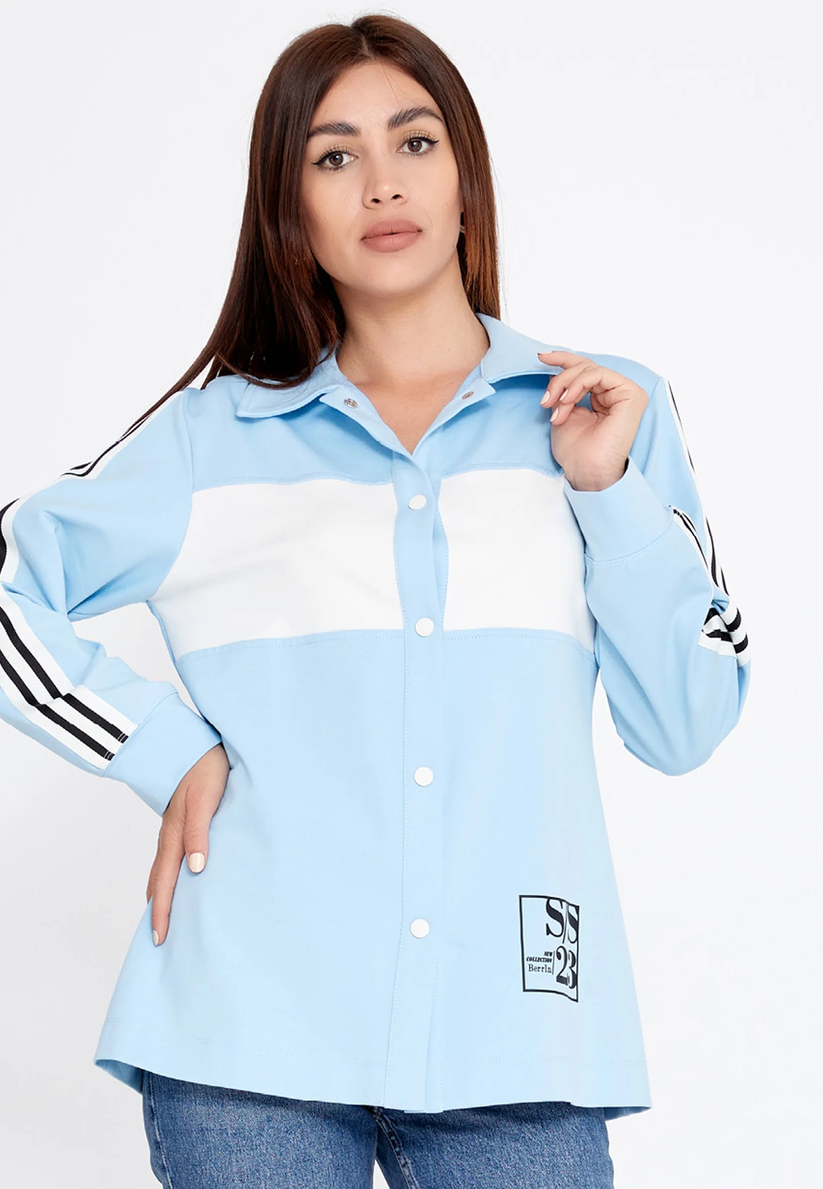 Long Sleeve Cotton Regular Cardigan ber23y7111 - Image 5