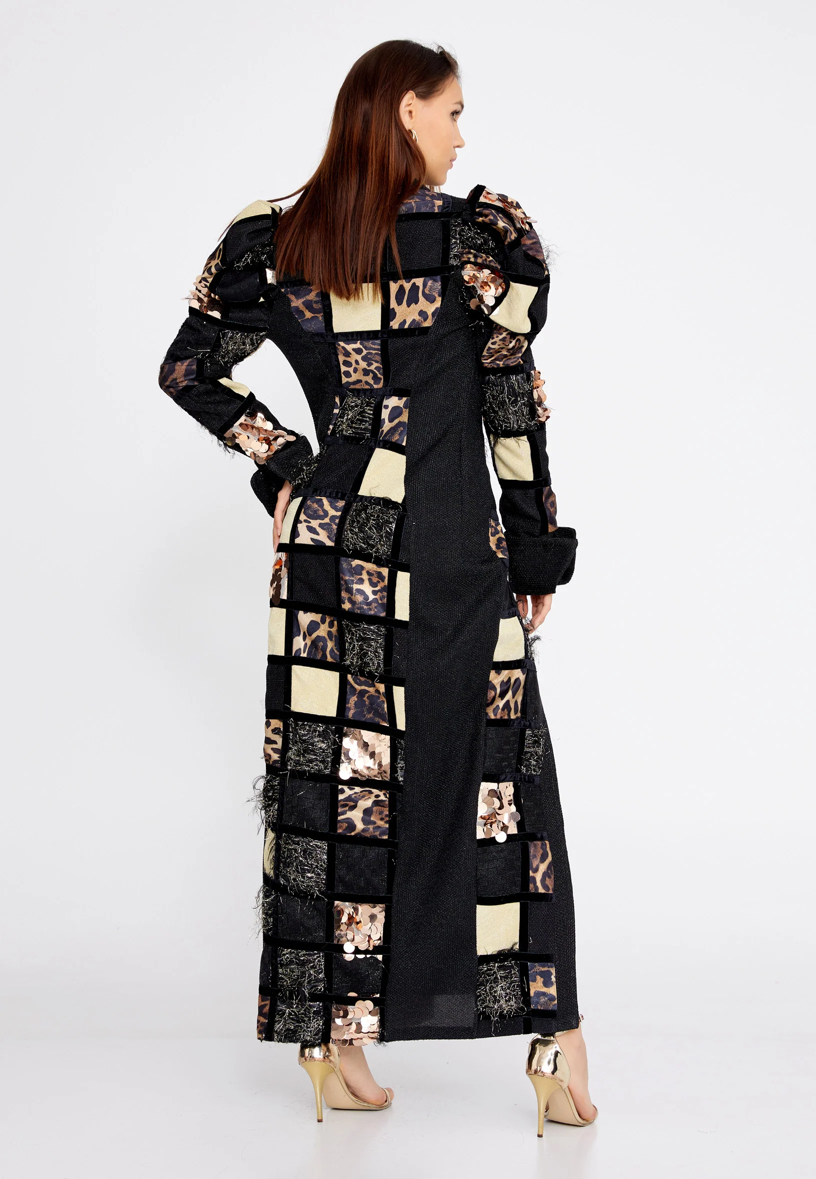 Long Sleeve Crepe Regular Cardigan crm22sel0831 - Image 3