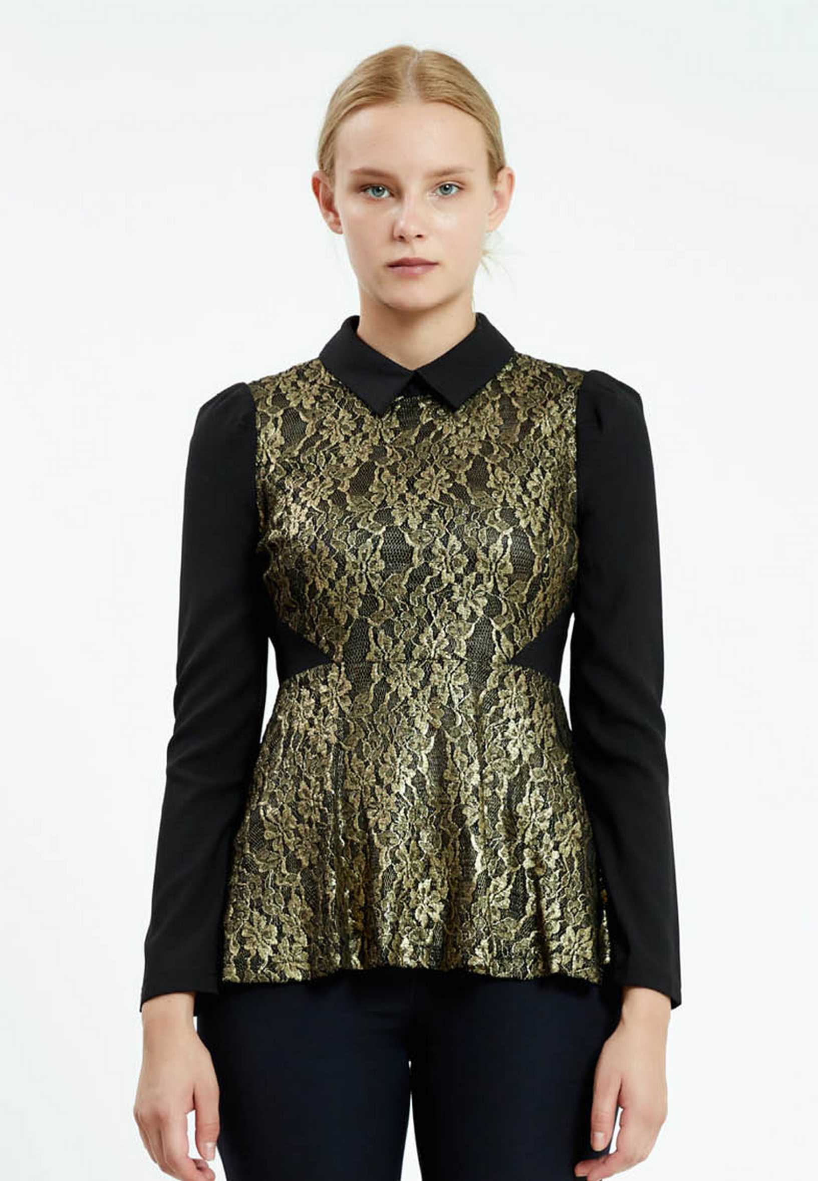 Long Sleeve Floral Regular Blouse ser18231