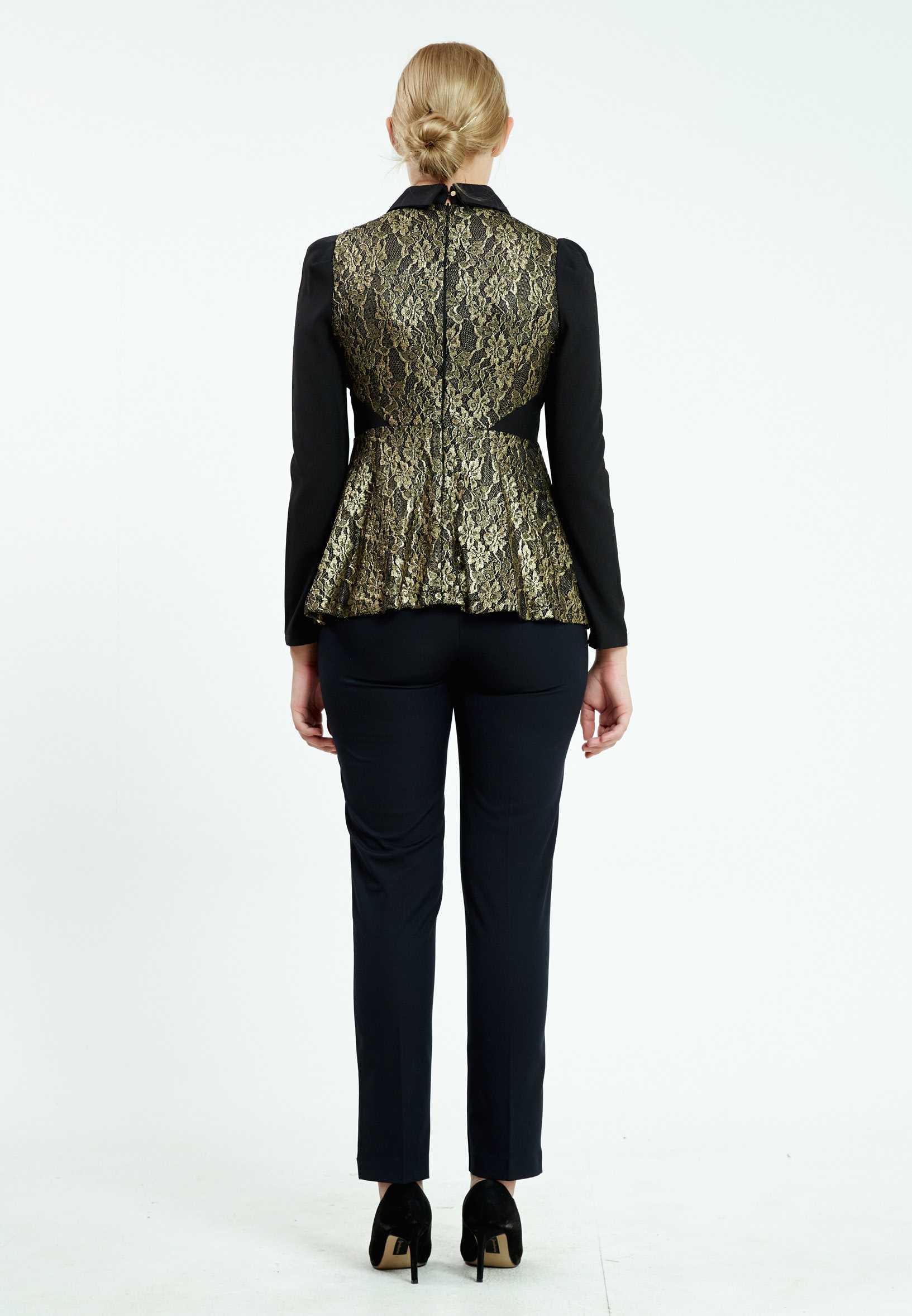 Long Sleeve Floral Regular Blouse ser18231 - Image 4