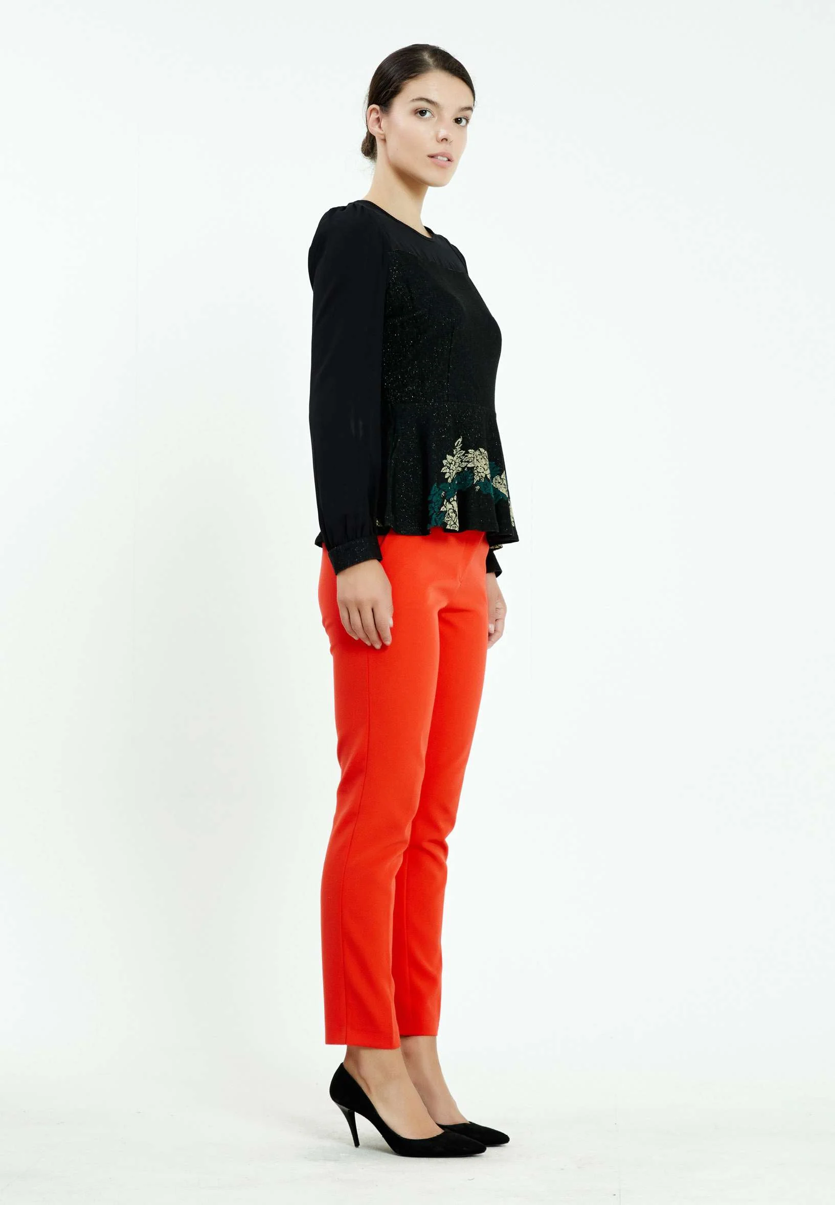 Long Sleeve Floral Regular Blouse ser21045 - Image 3