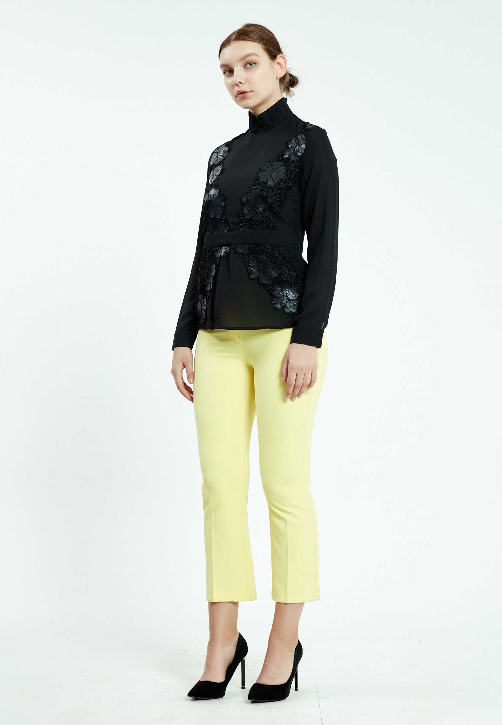 Long Sleeve Floral Regular Blouse ser21364 - Image 3