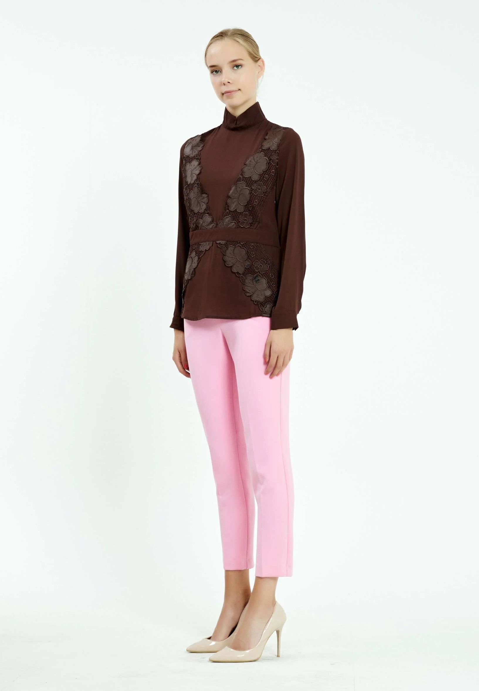 Long Sleeve Floral Regular Blouse ser21364 - Image 7