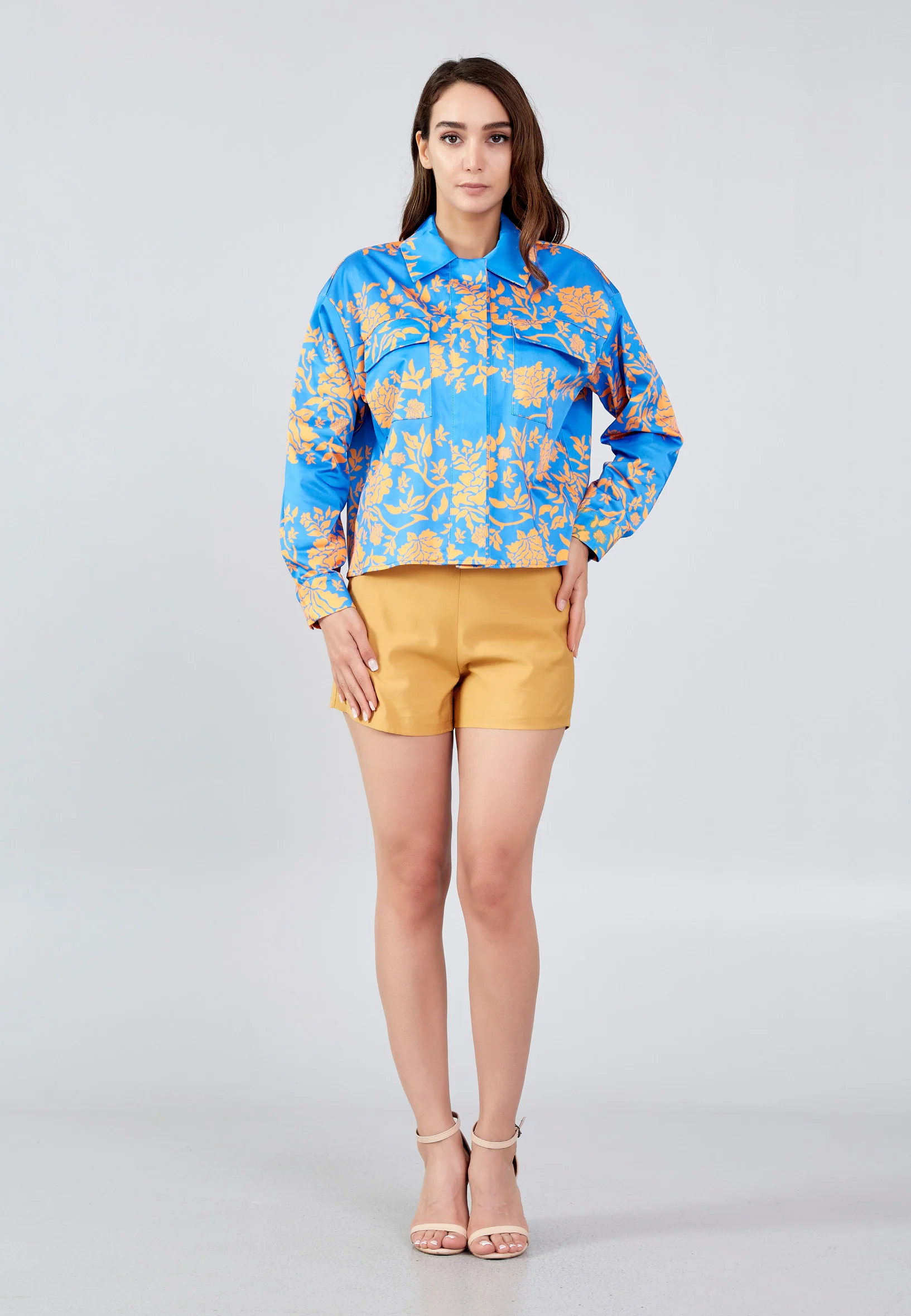 Long Sleeve Floral Regular Shirt ber23y8110 - Image 6