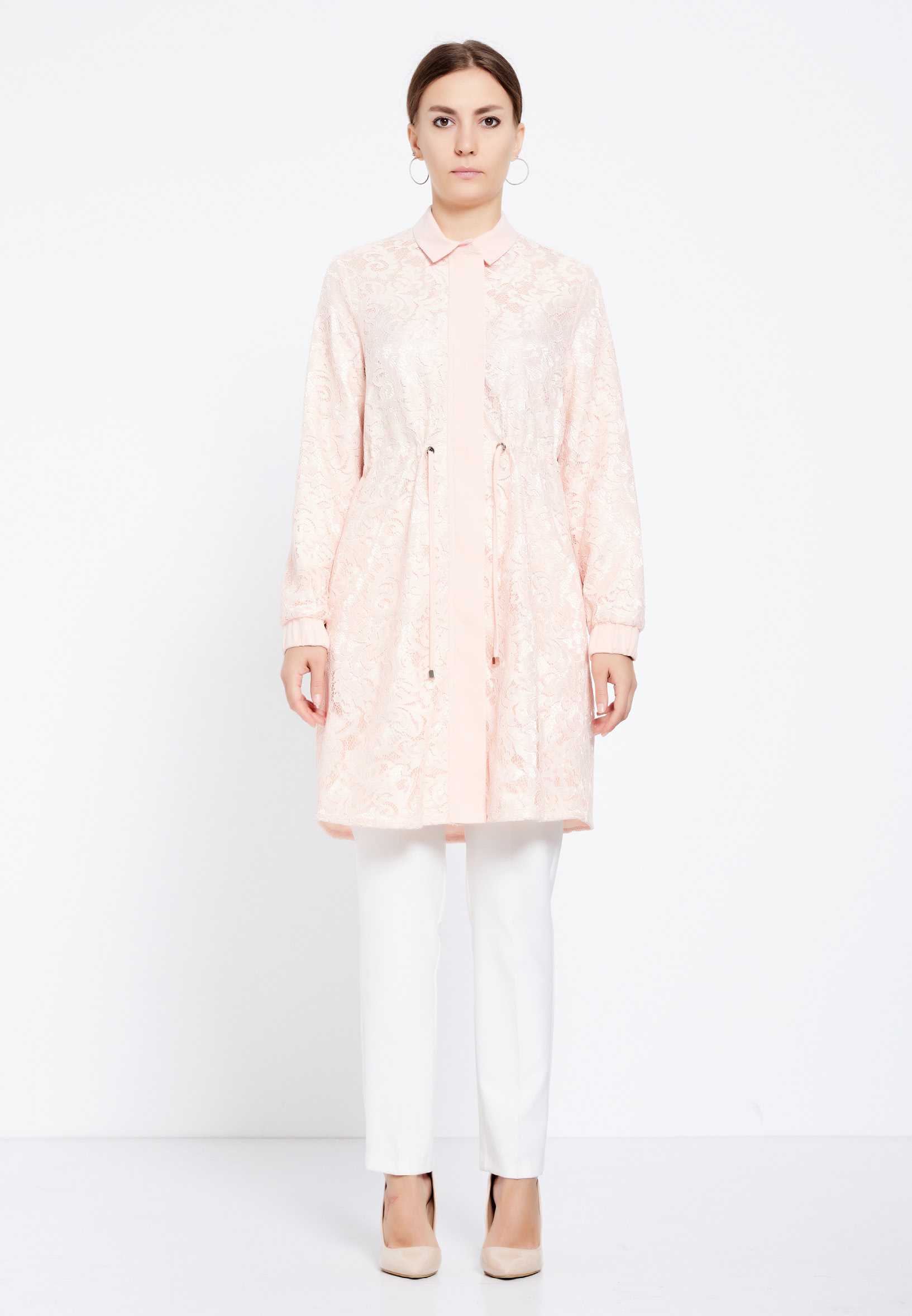 Long Sleeve Floral Regular Tunic huk6150 - Image 6
