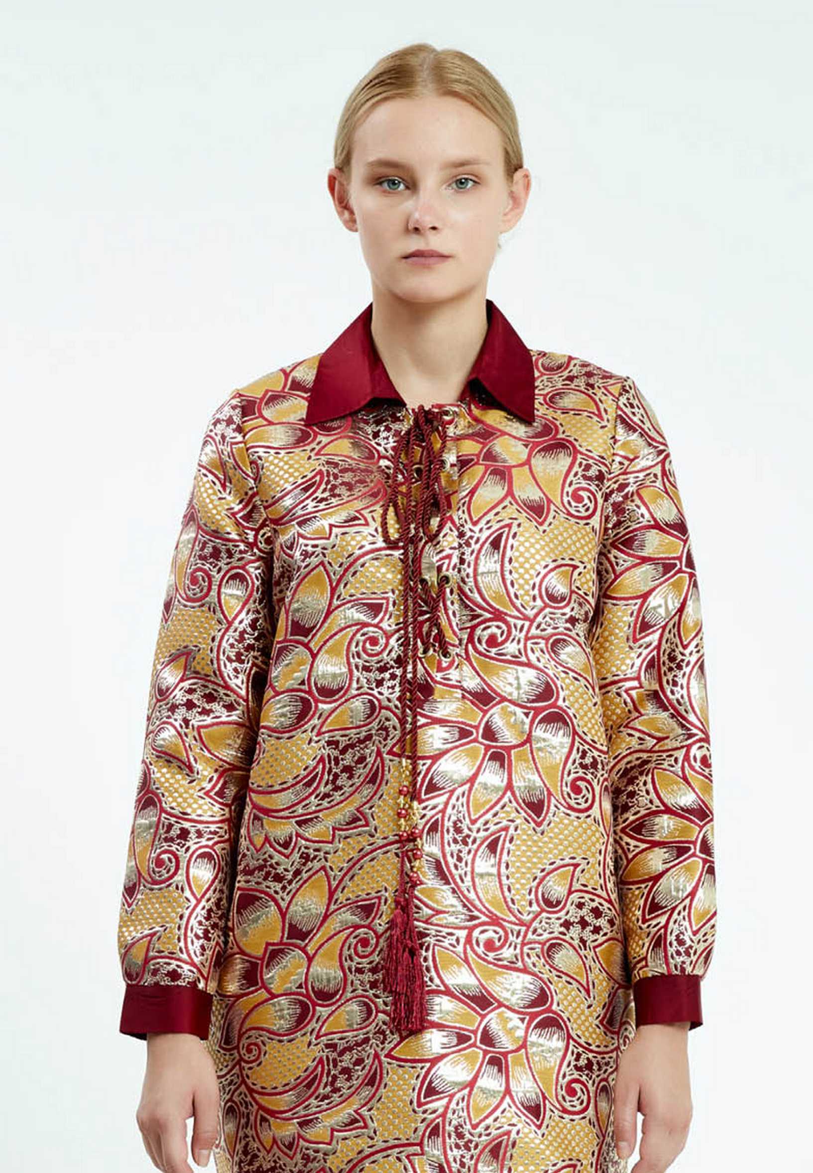 Long Sleeve Floral Regular Tunic ser21954
