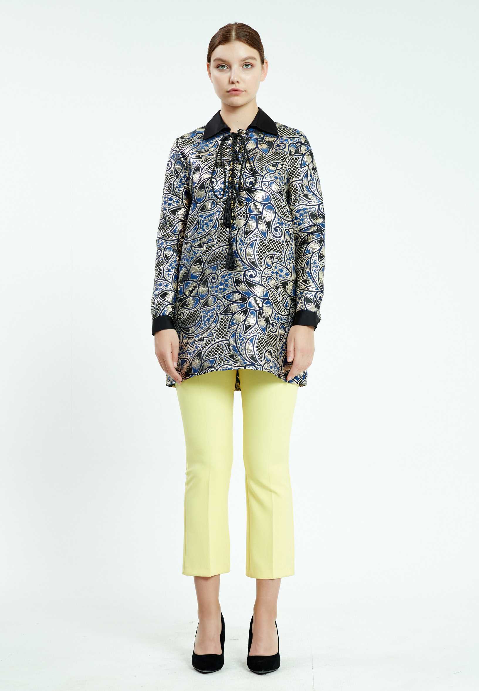 Long Sleeve Floral Regular Tunic ser21954 - Image 10