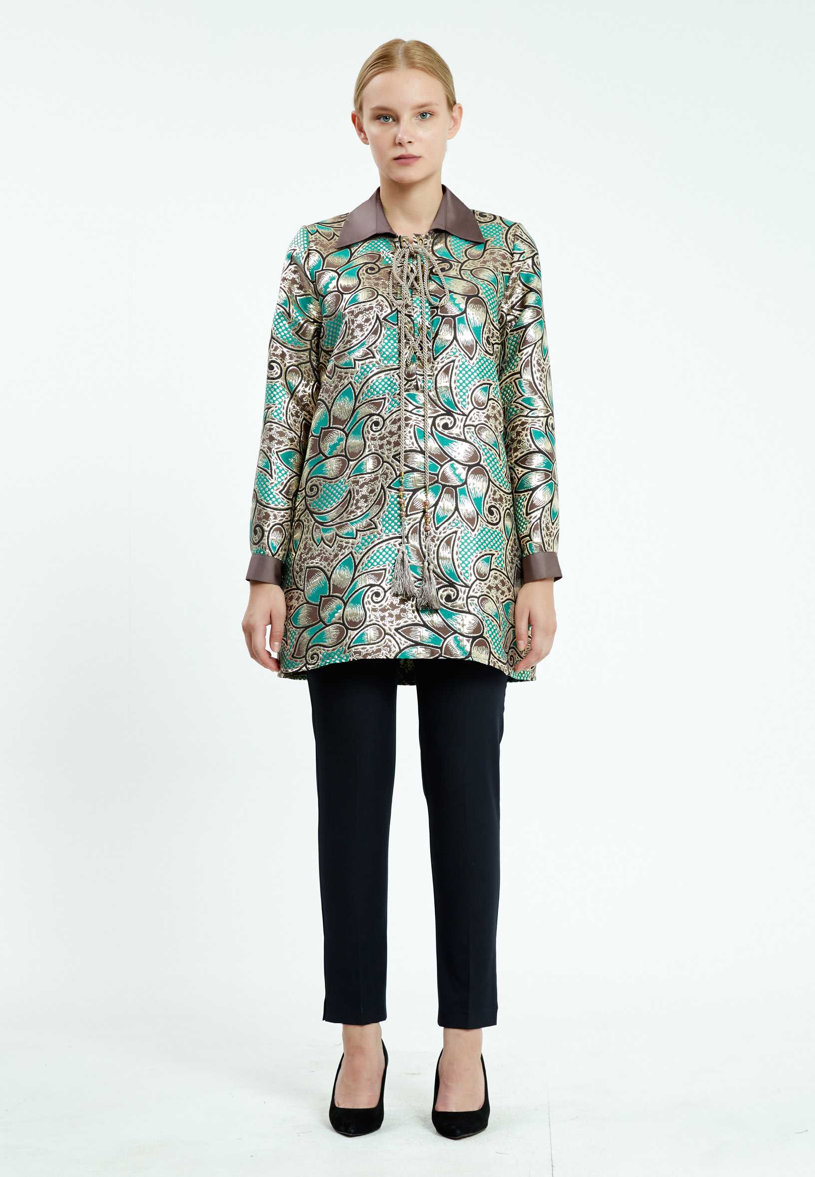 Long Sleeve Floral Regular Tunic ser21954 - Image 6